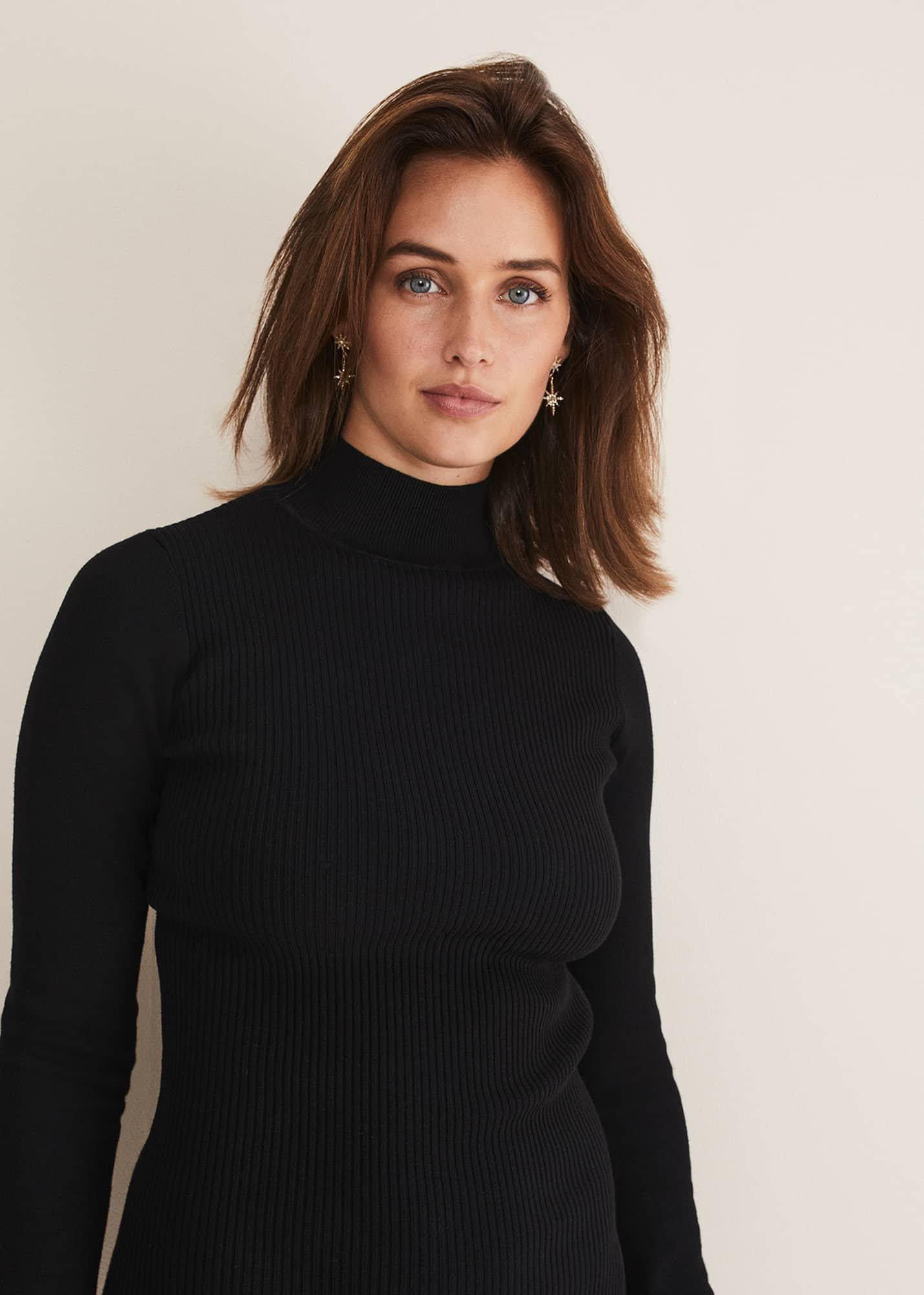 Milla Maxi Longline Zip Knit Dress