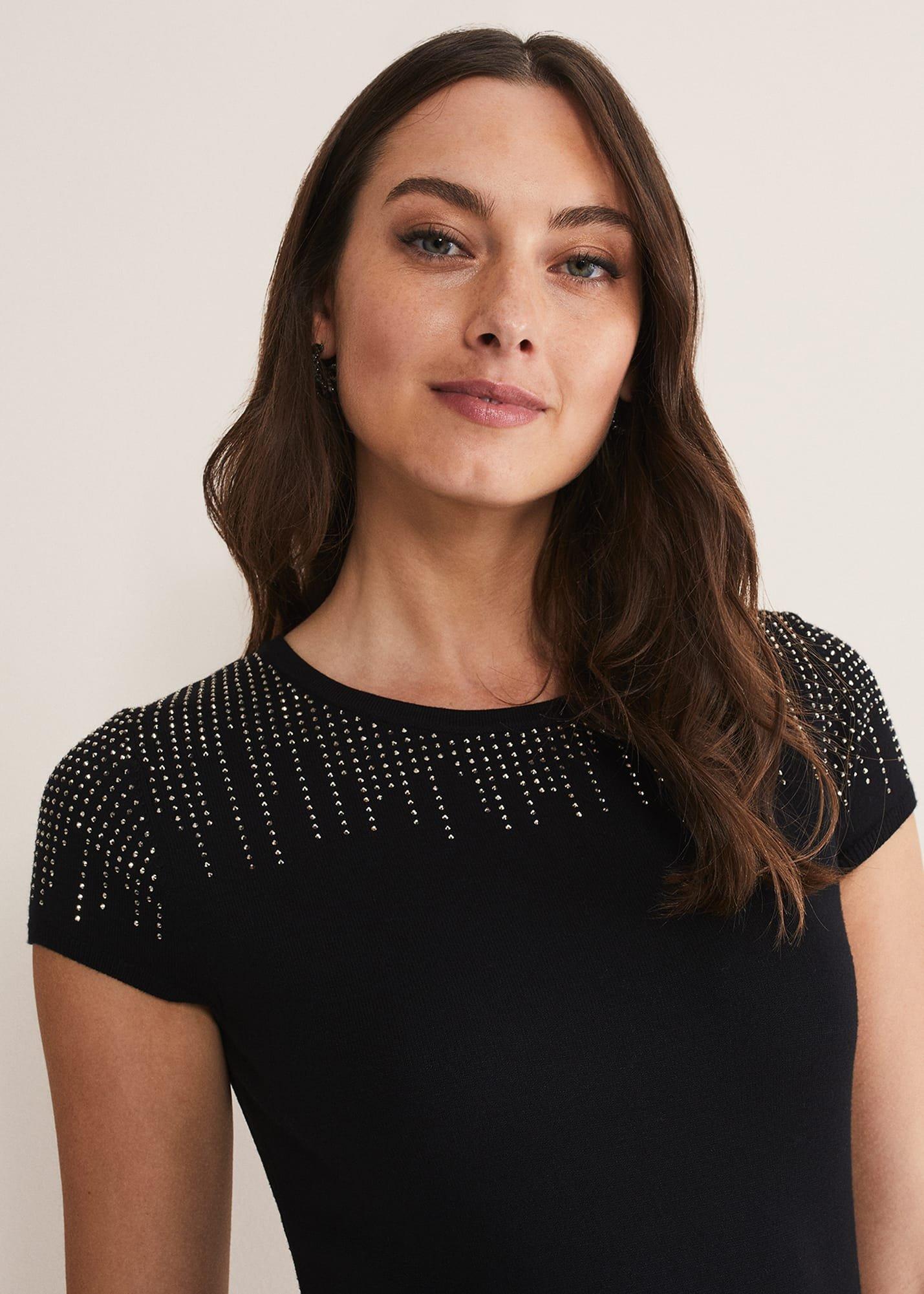 Florie Fringe Knitted Dress