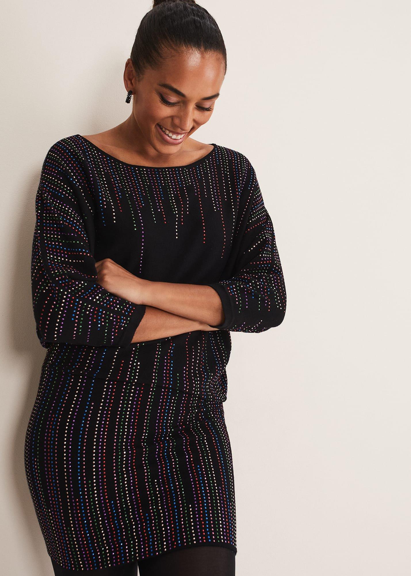 Becca Batwing Knitted Dress