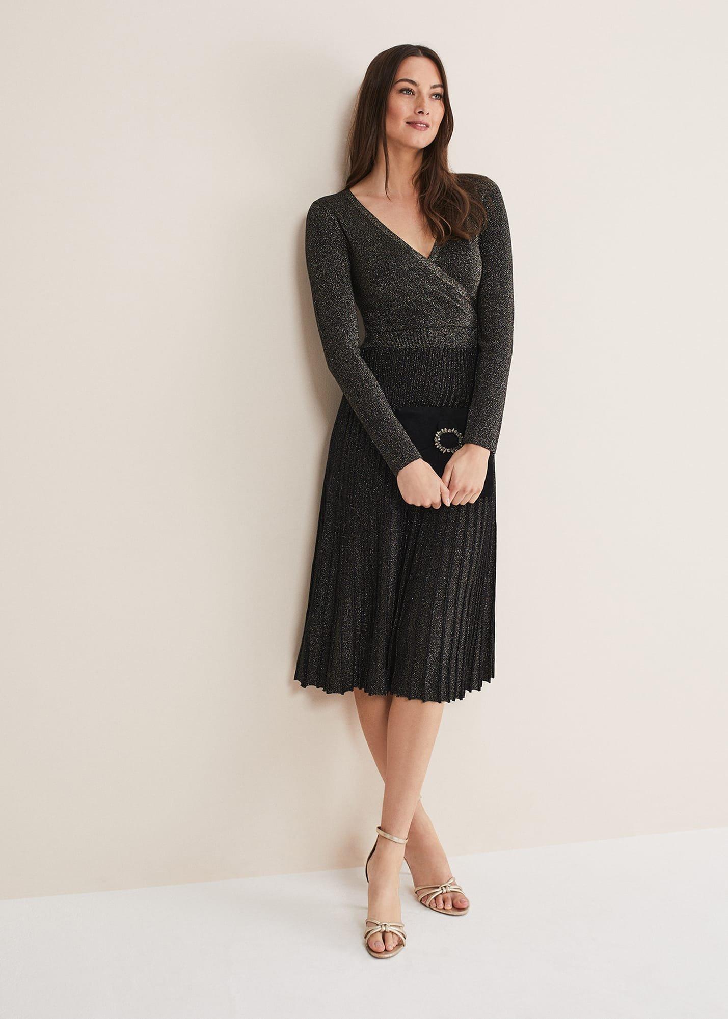 Jaycee Shimmer Knit Dress