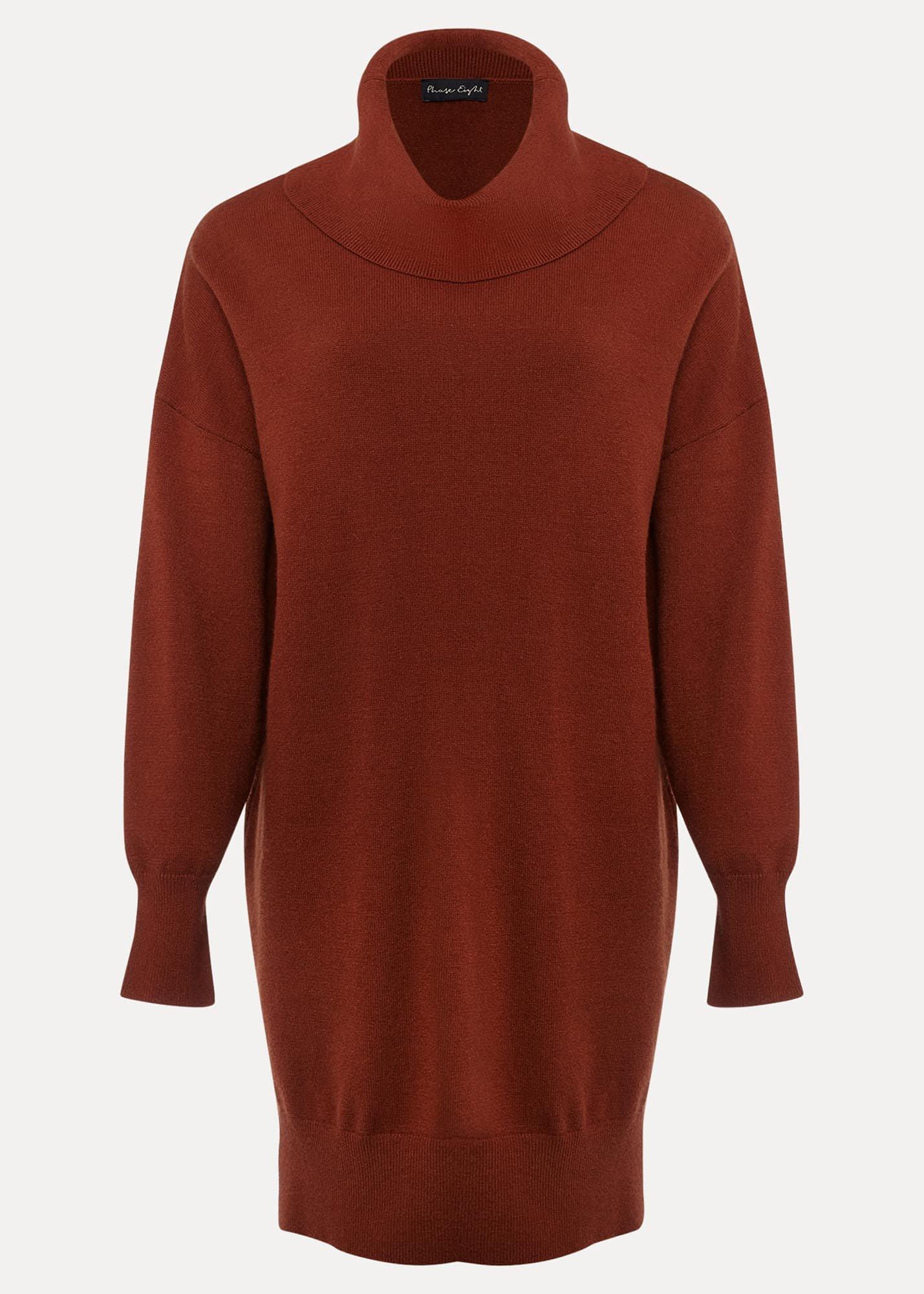 Cecilia Roll Neck Jumper Dress