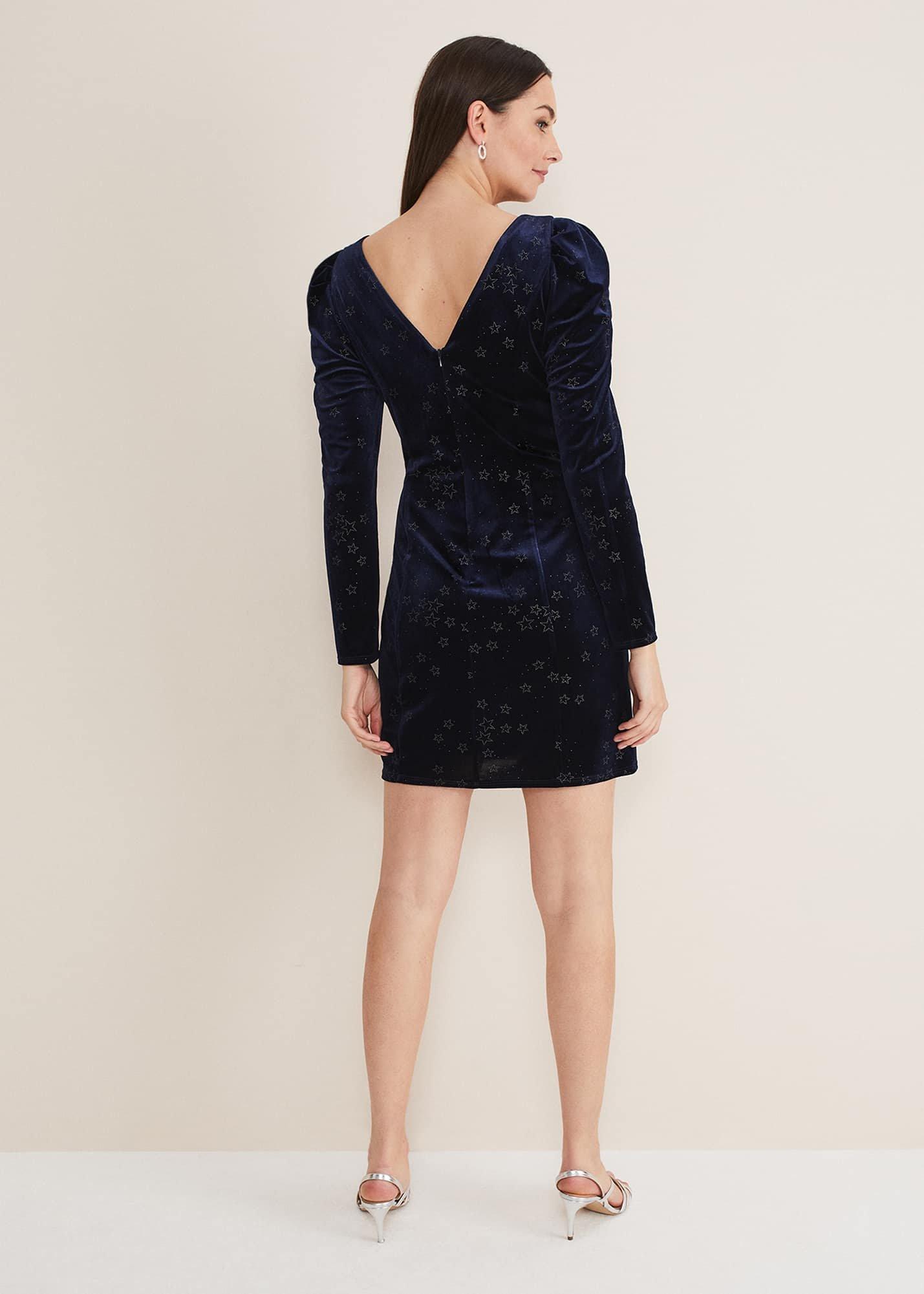 Daria Velvet Star Dress