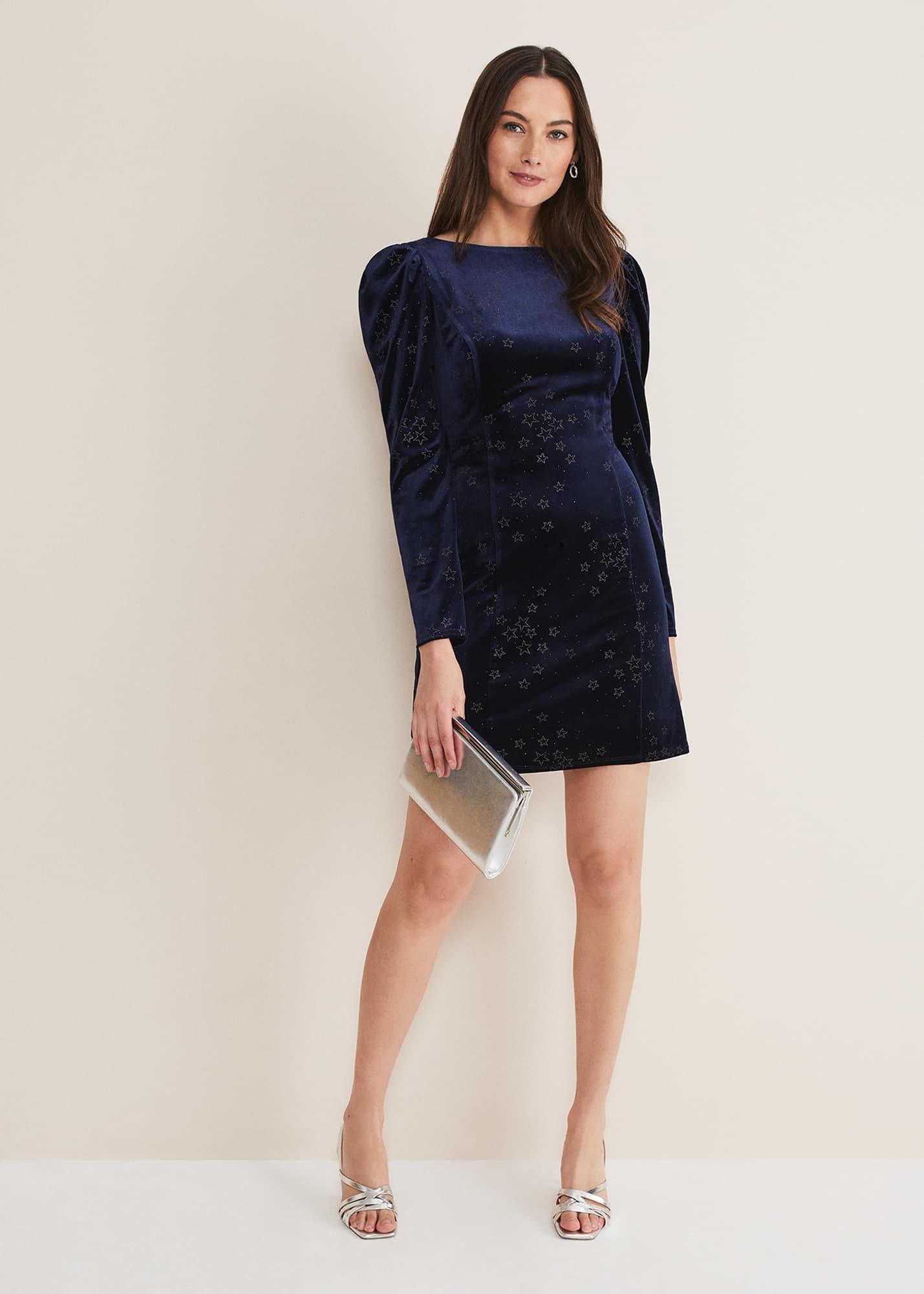 Daria Velvet Star Dress