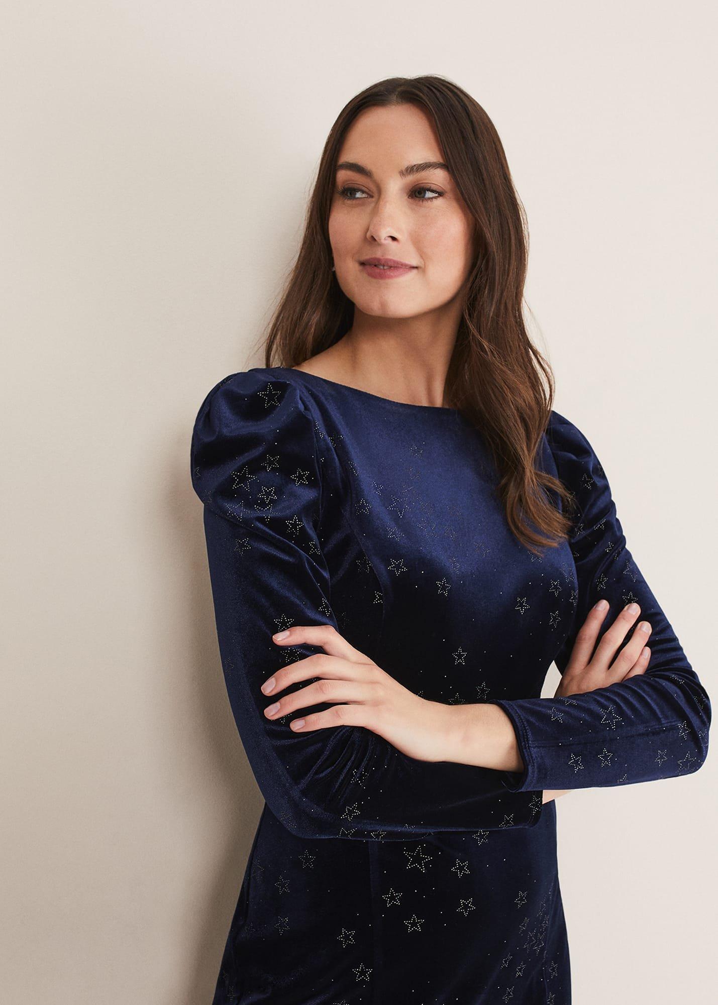 Daria Velvet Star Dress