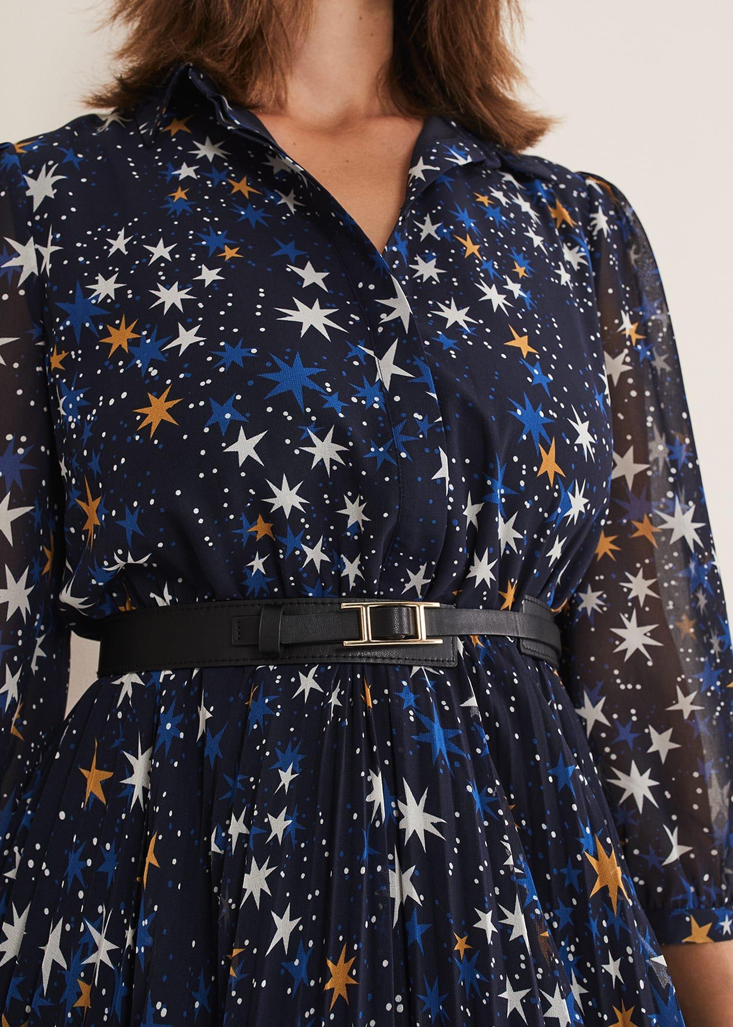 Dani Star Pleated Dress