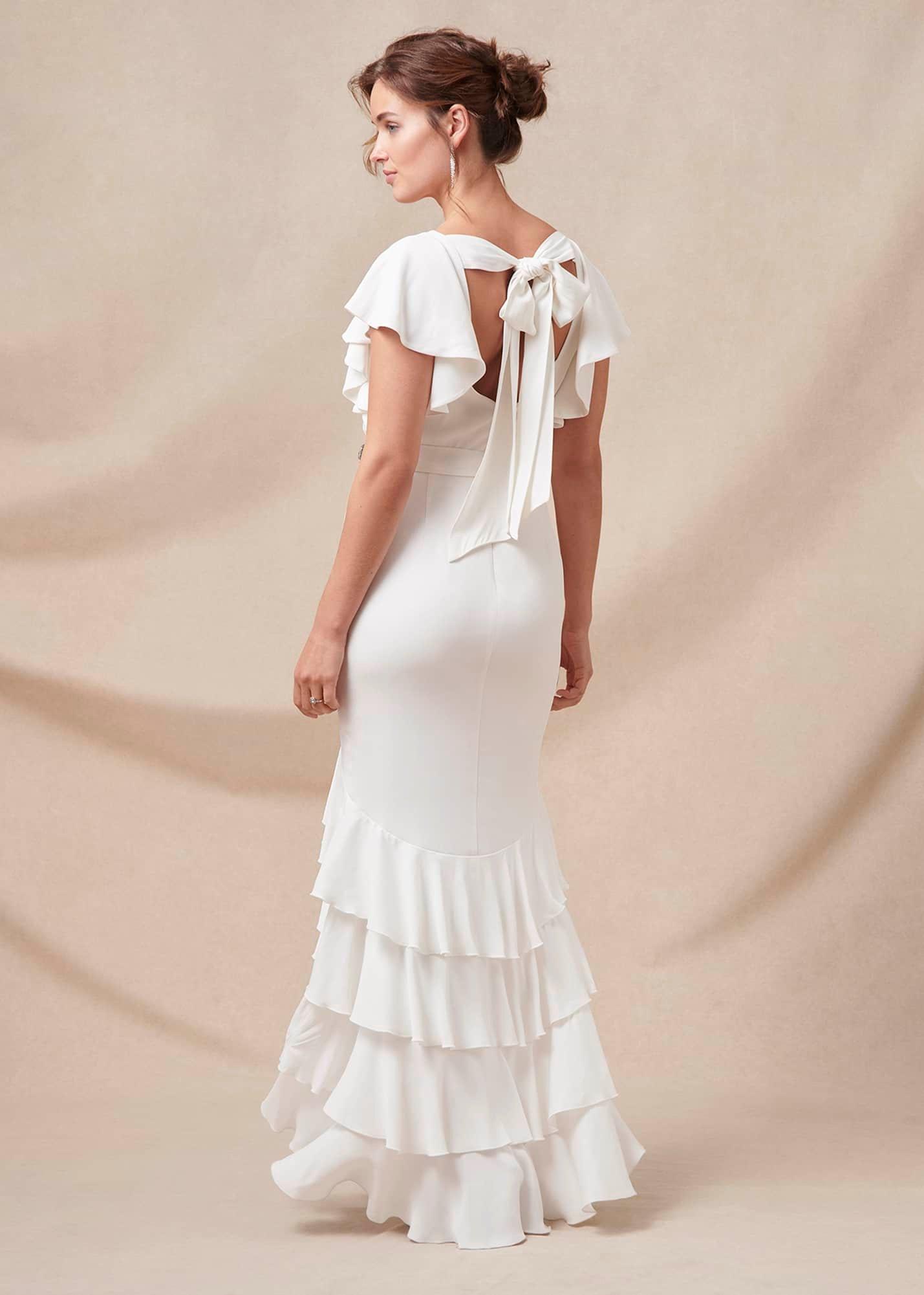 Ellery Frill Maxi Wedding Dress
