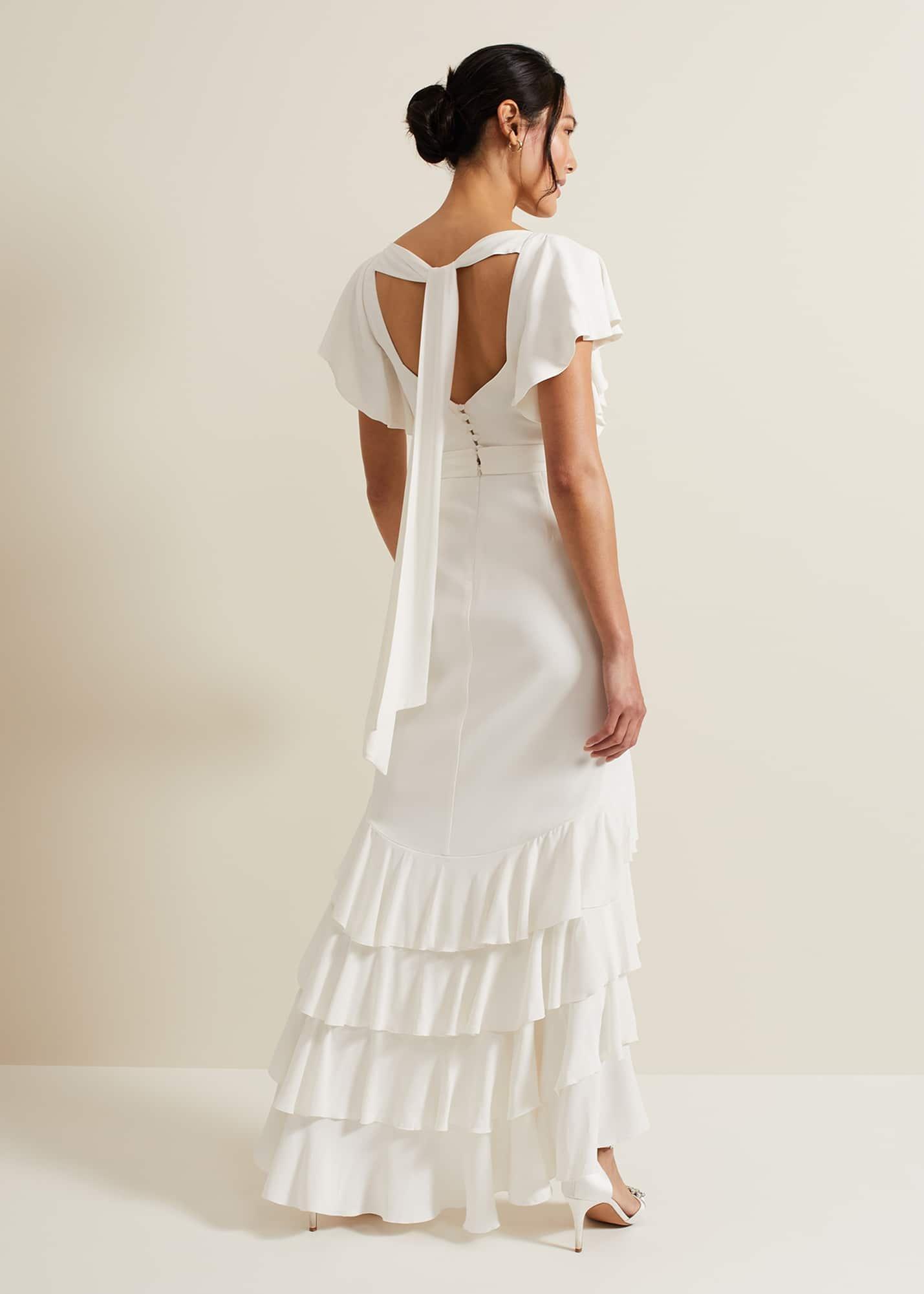 Ellery Frill Maxi Wedding Dress