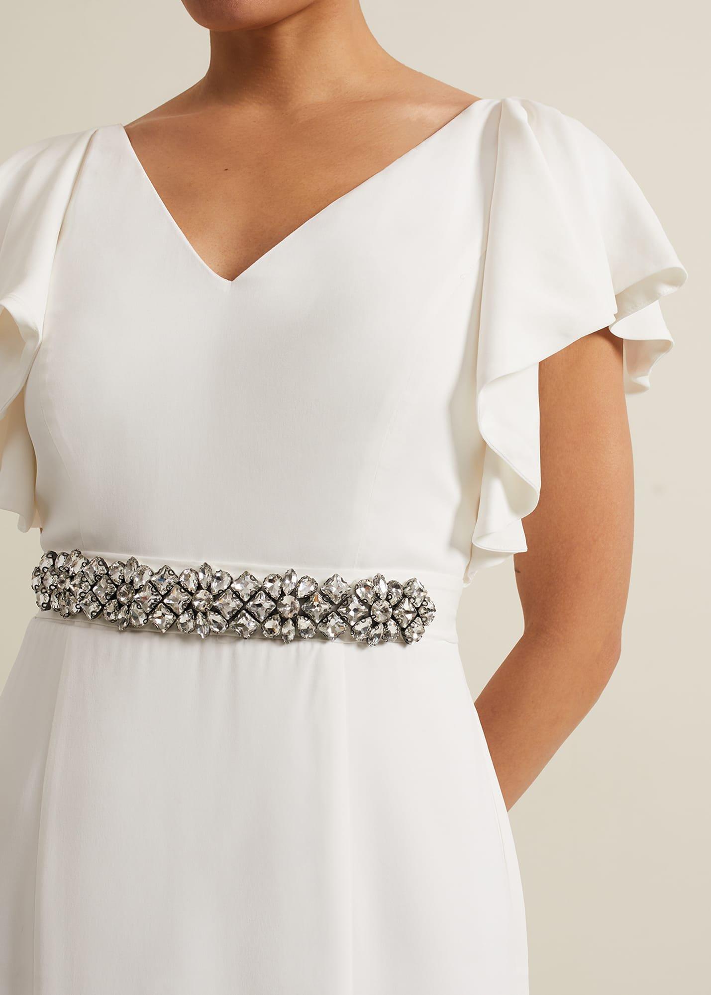 Ellery Frill Maxi Wedding Dress