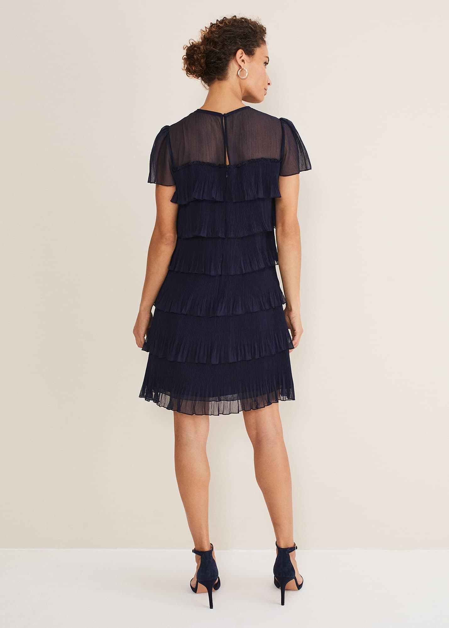 Mimi Pleated Mini Dress