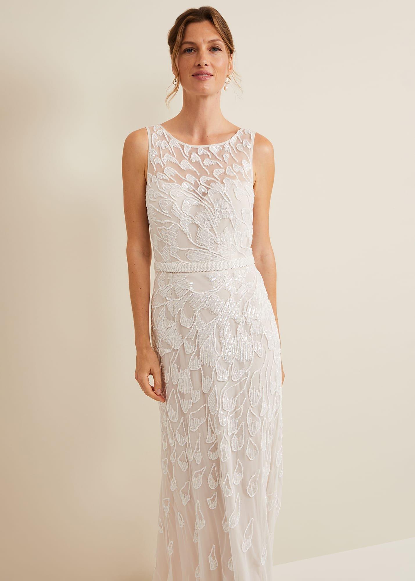 Ottilie Beaded Maxi Wedding Dress