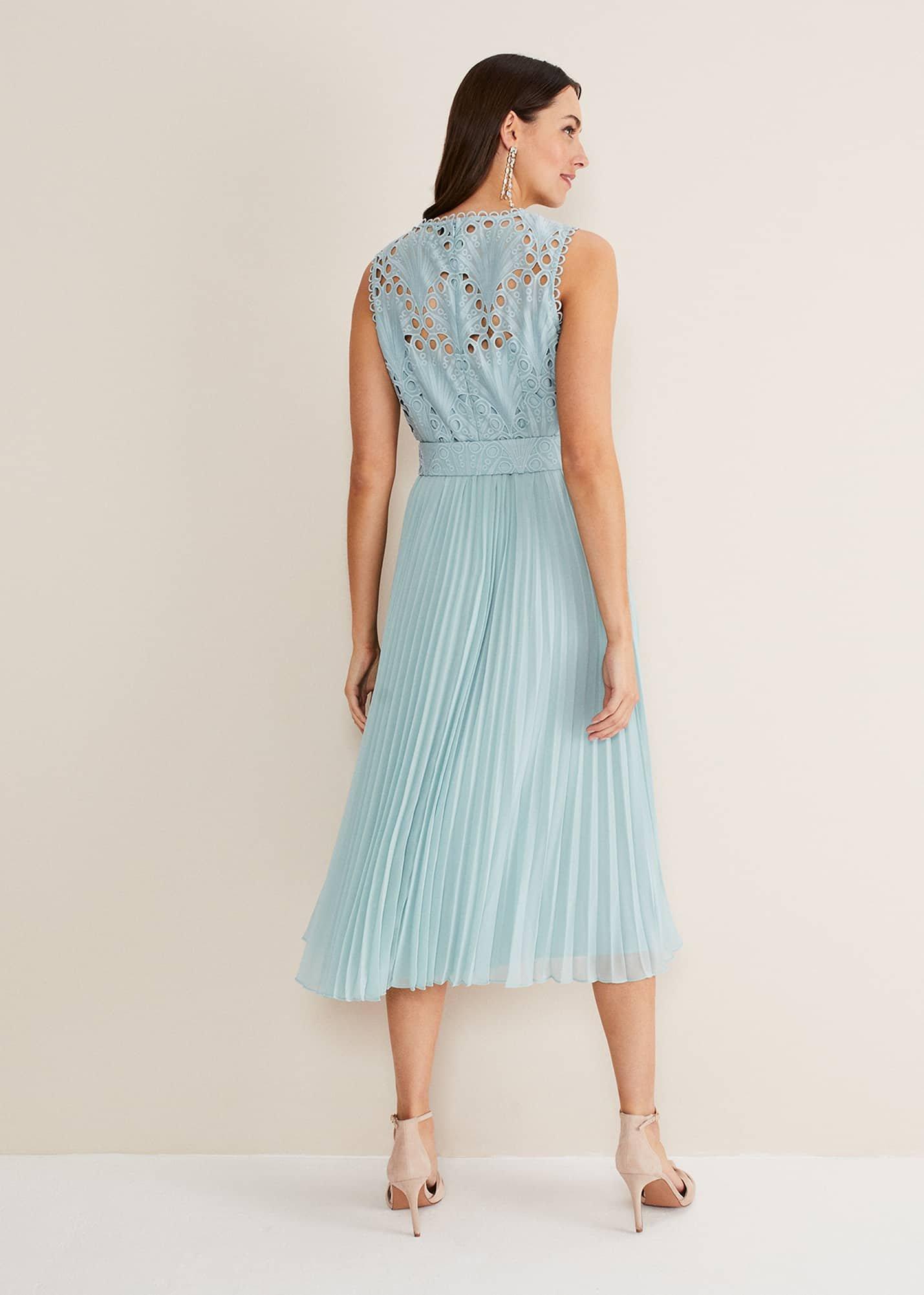 Amora Lace Bodice Midi Dress
