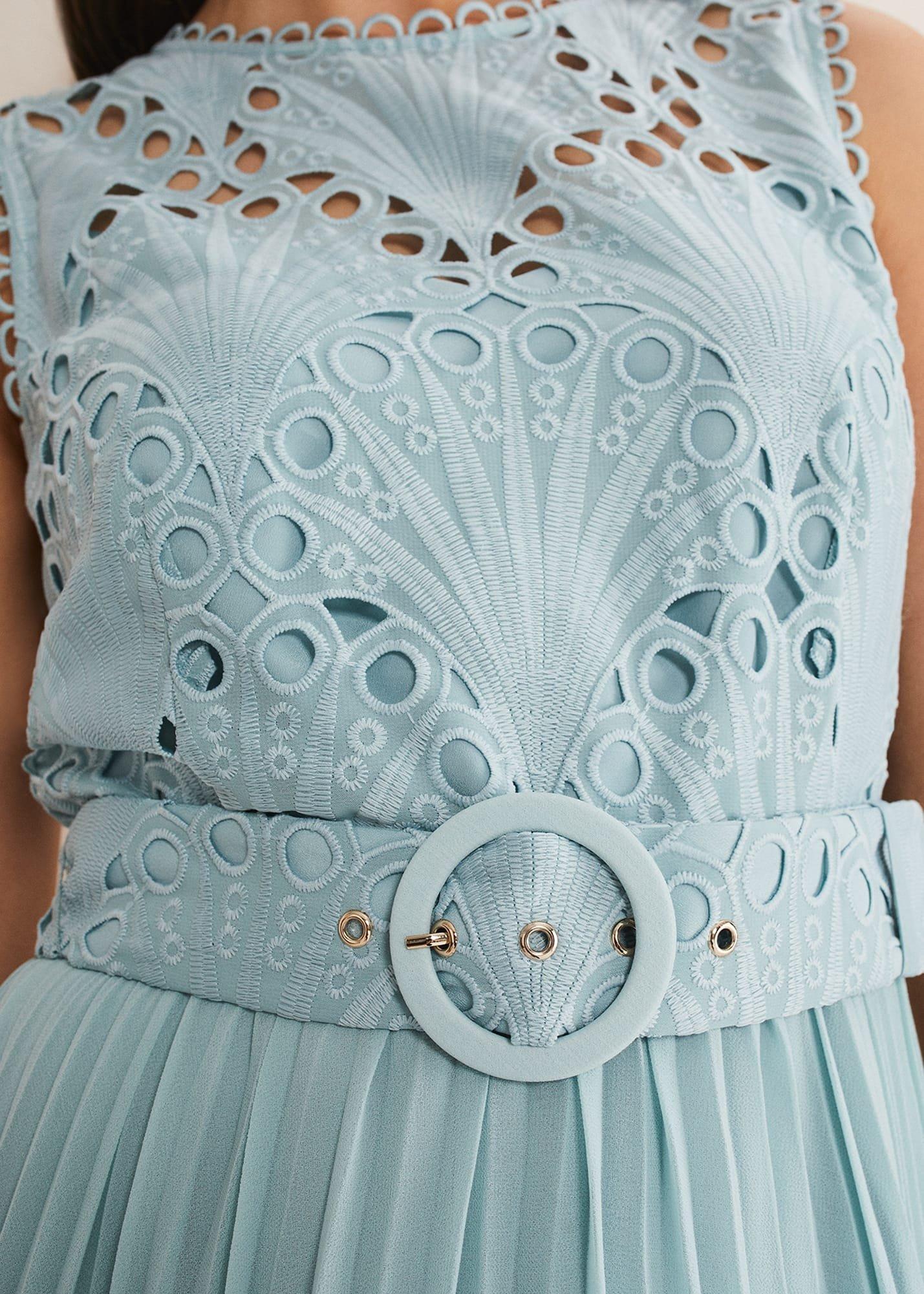 Amora Lace Bodice Midi Dress
