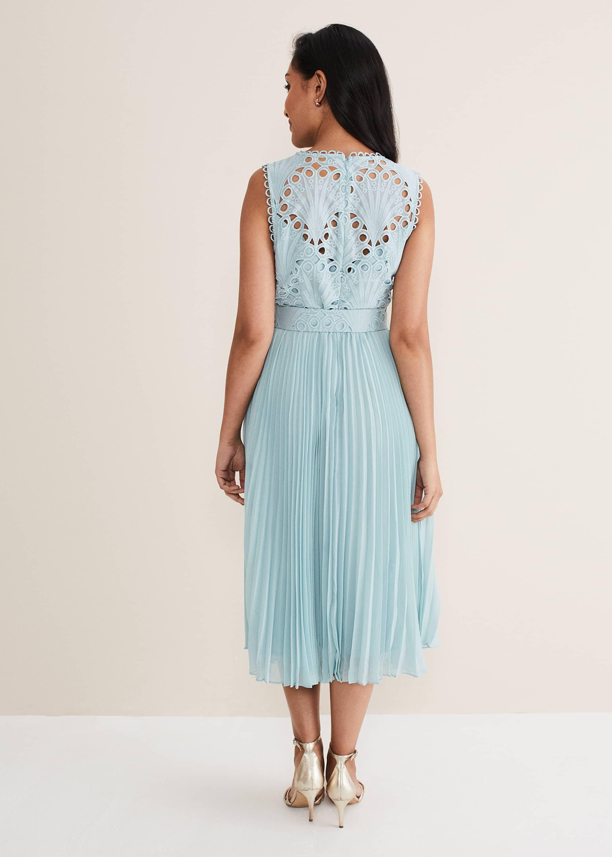 Petite Amora Lace Bodice Dress