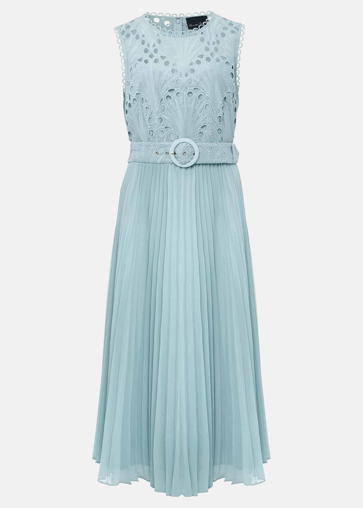 Petite Amora Lace Bodice Dress