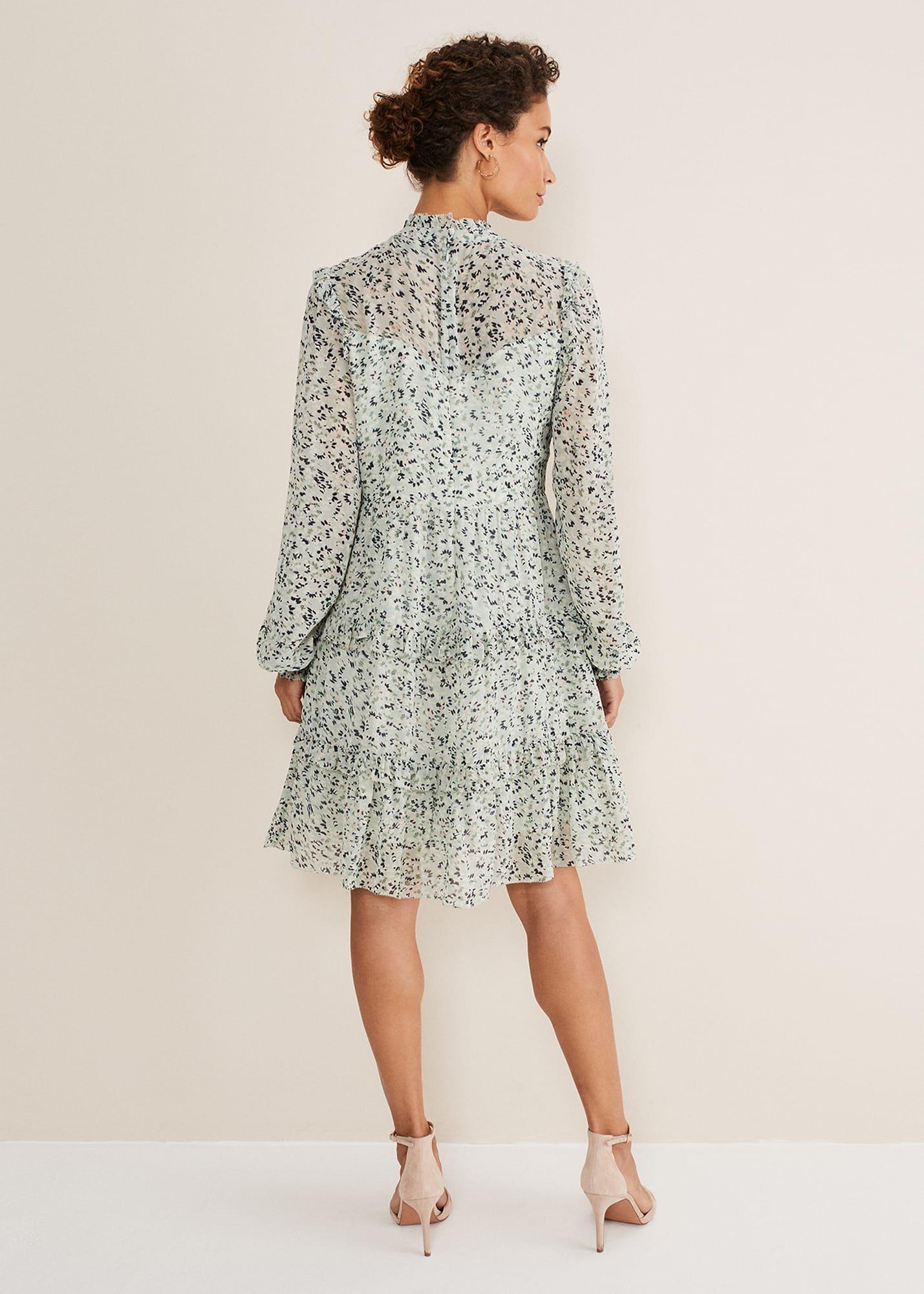 Harlow Floral Tiered Mini Dress