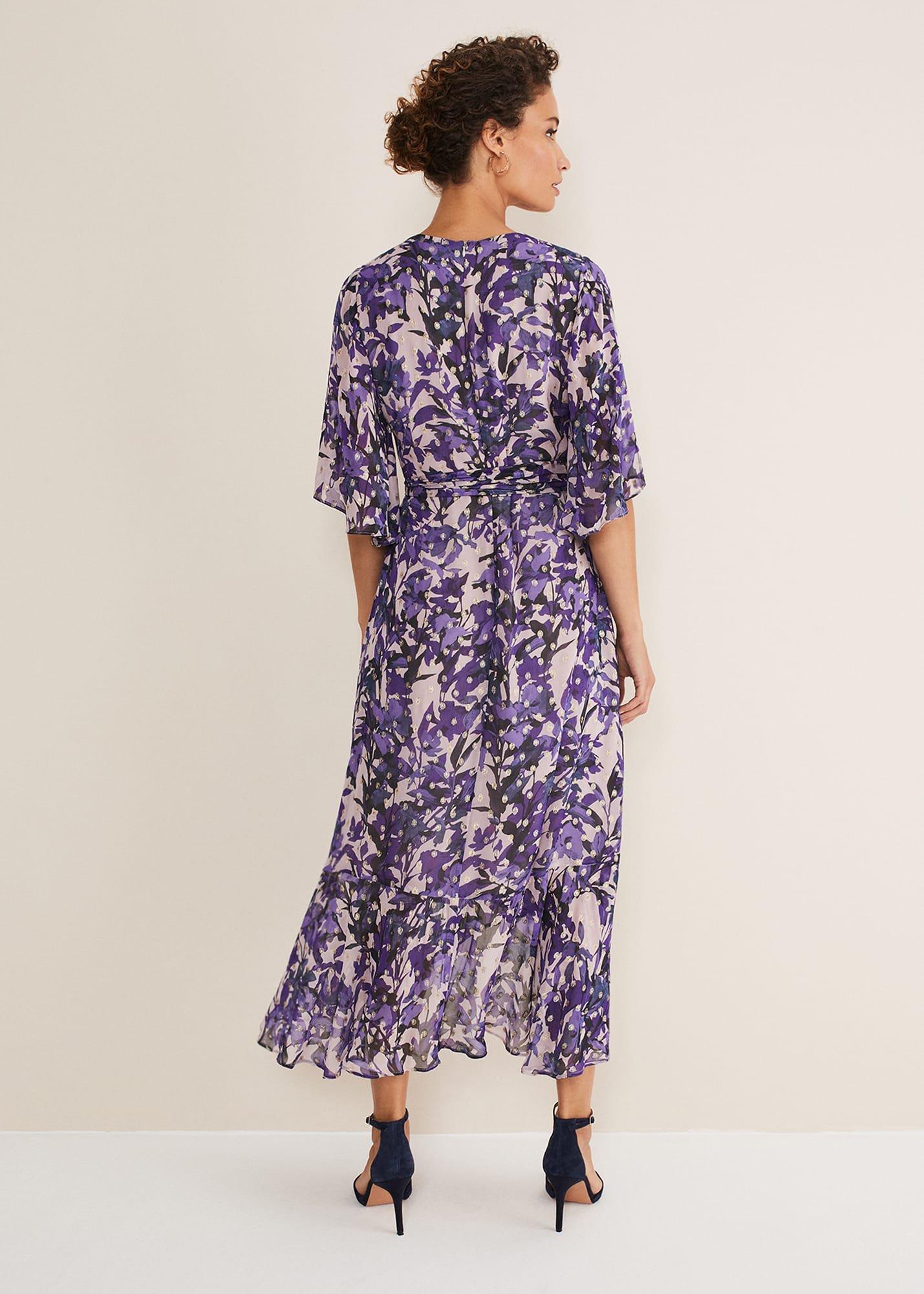 Juliette Floral Wrap Midaxi Dress