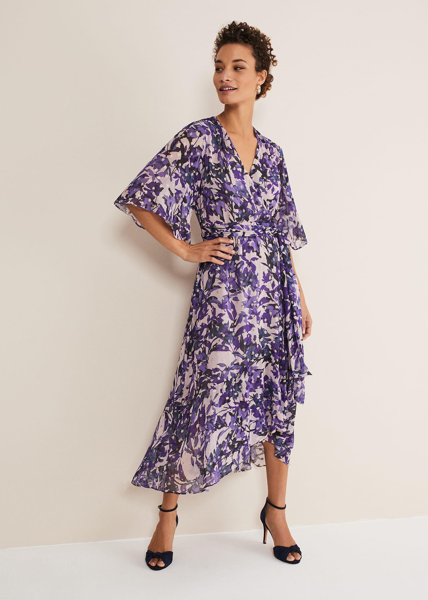 Juliette Floral Wrap Midaxi Dress