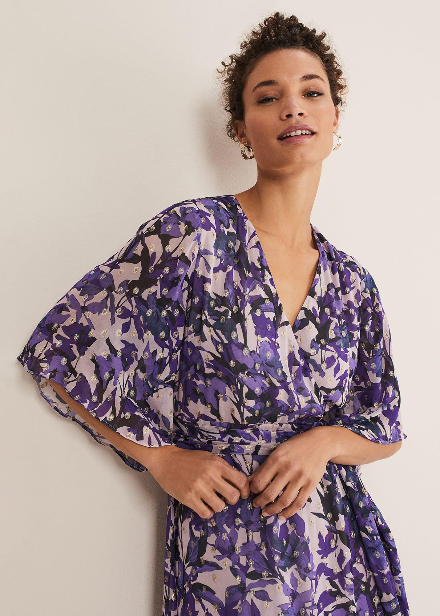 Juliette Floral Wrap Midaxi Dress