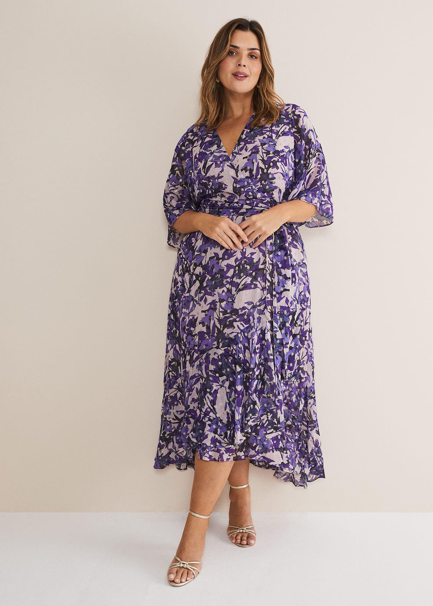 Juliette Floral Wrap Midaxi Dress