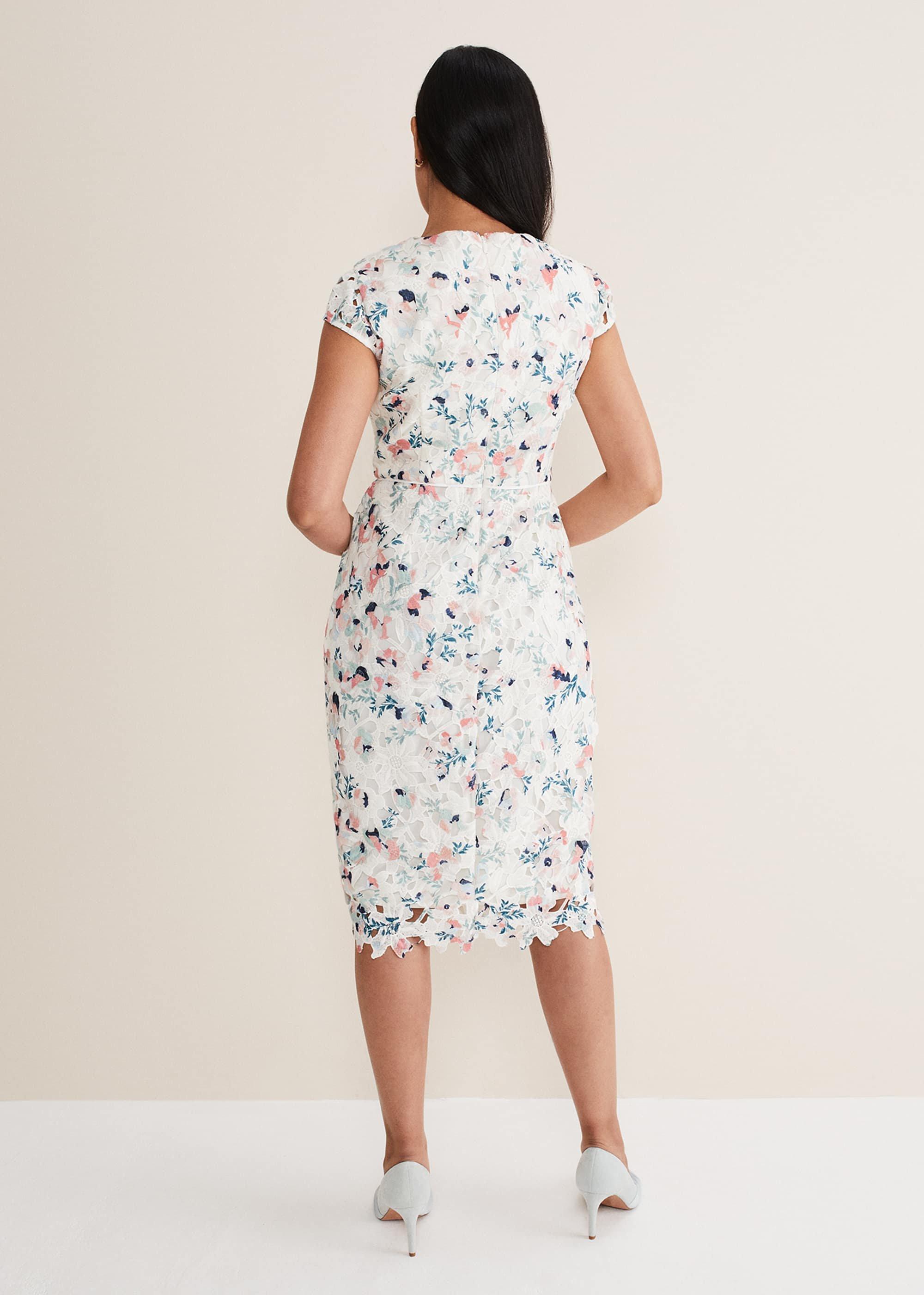 Petite Franky Floral Lace Dress