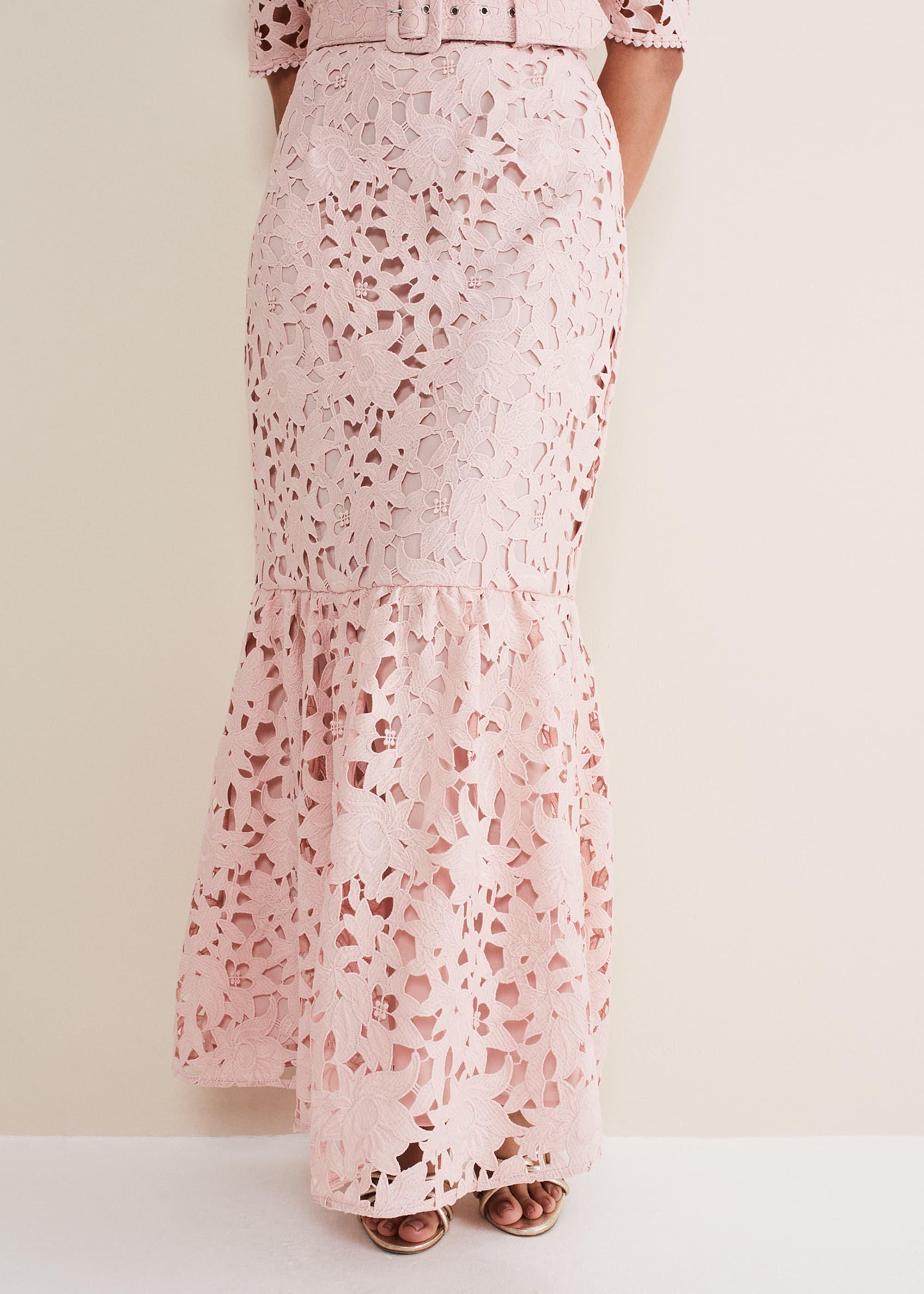 Petite Tallula Lace Bardot Maxi Dress