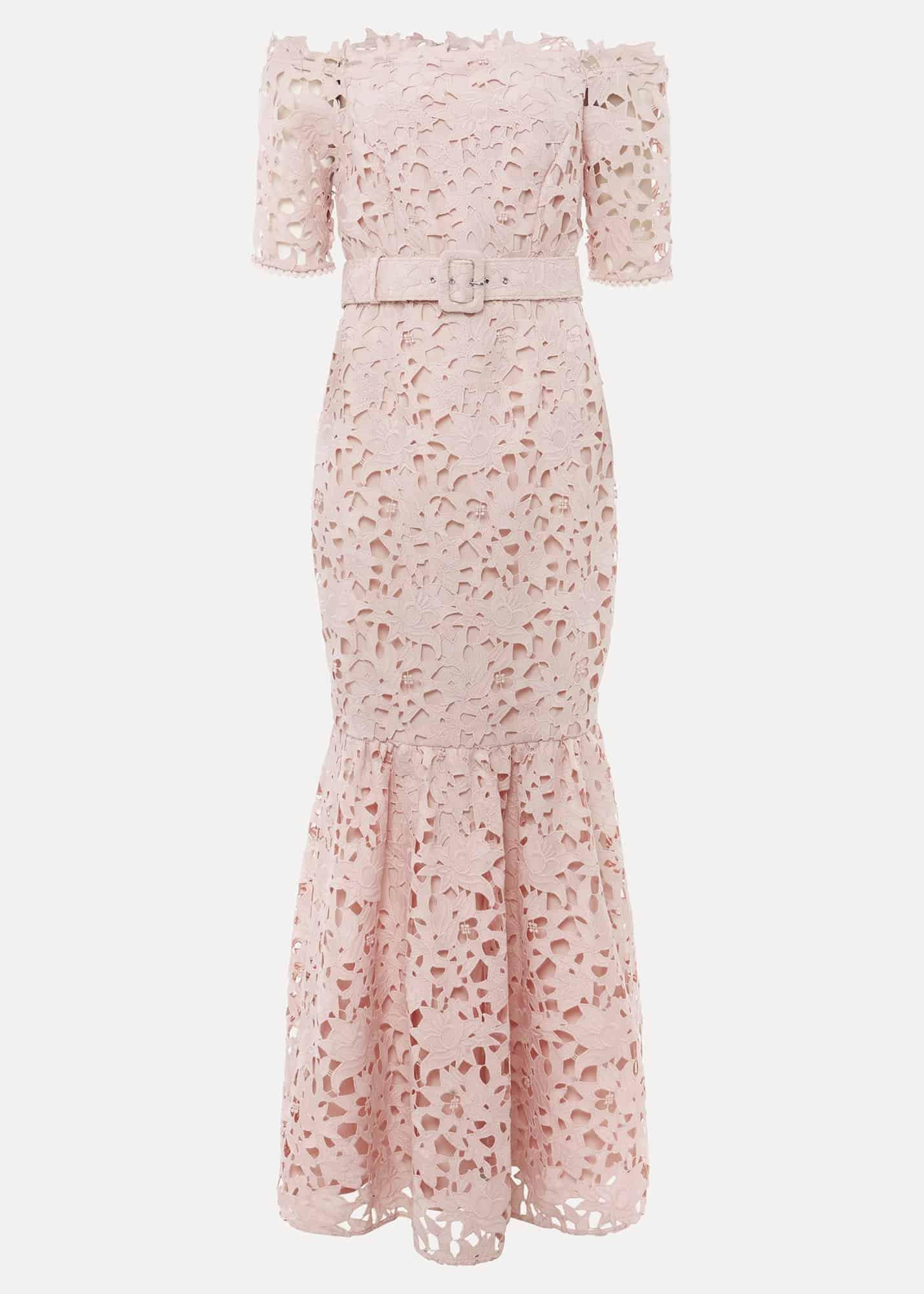 Petite Tallula Lace Bardot Maxi Dress