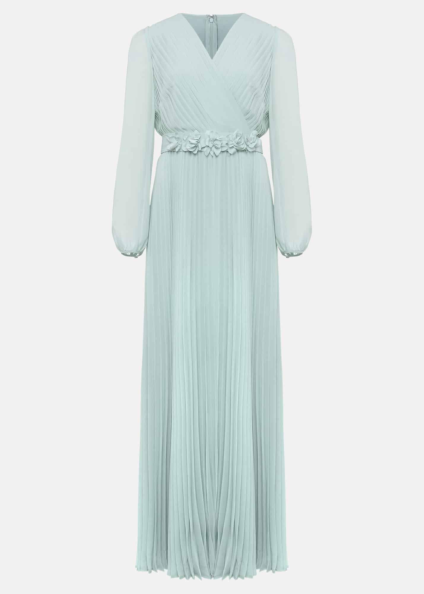 Petite Alecia Pleated Maxi Dress