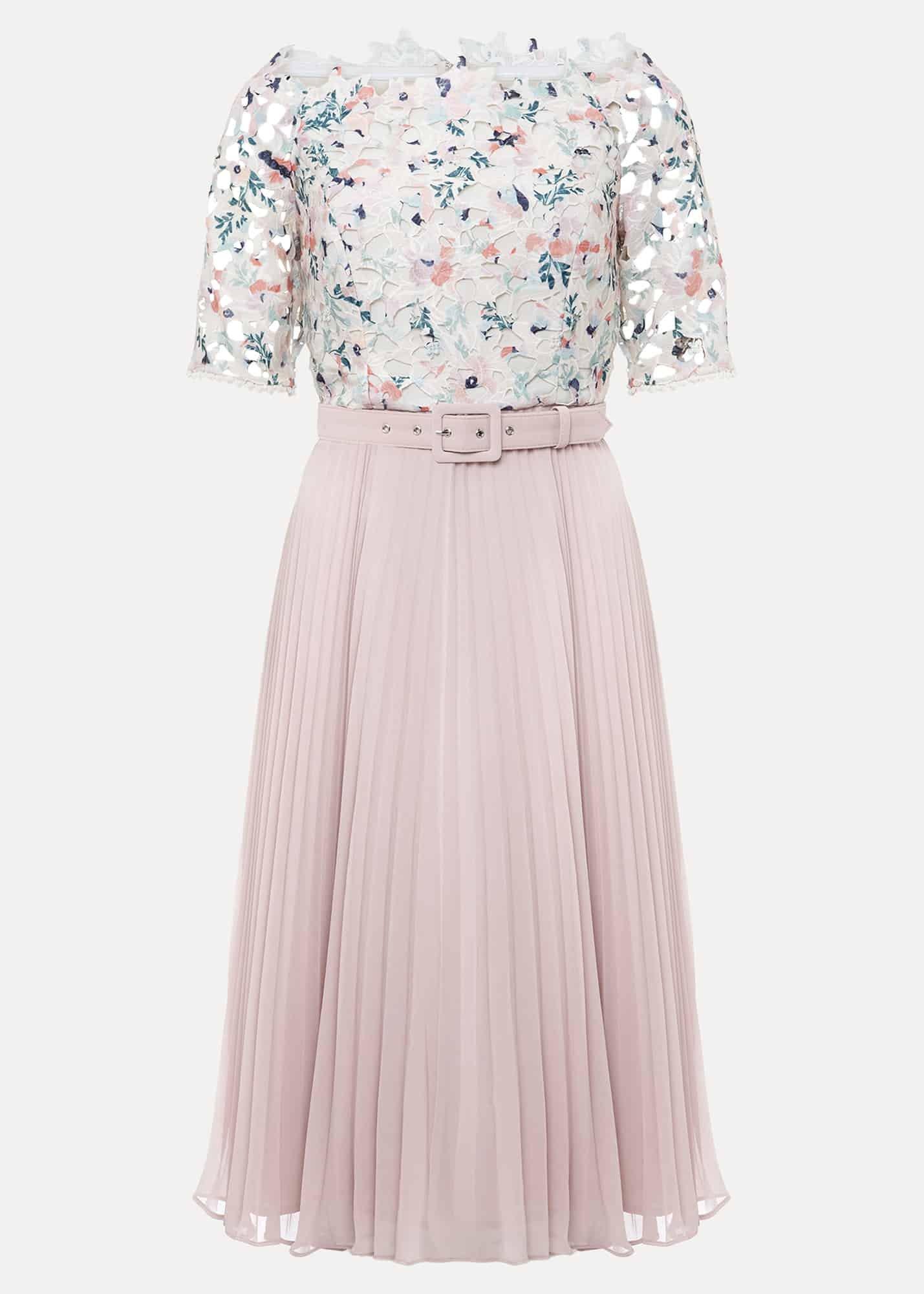Franky Floral Lace Midi Dress