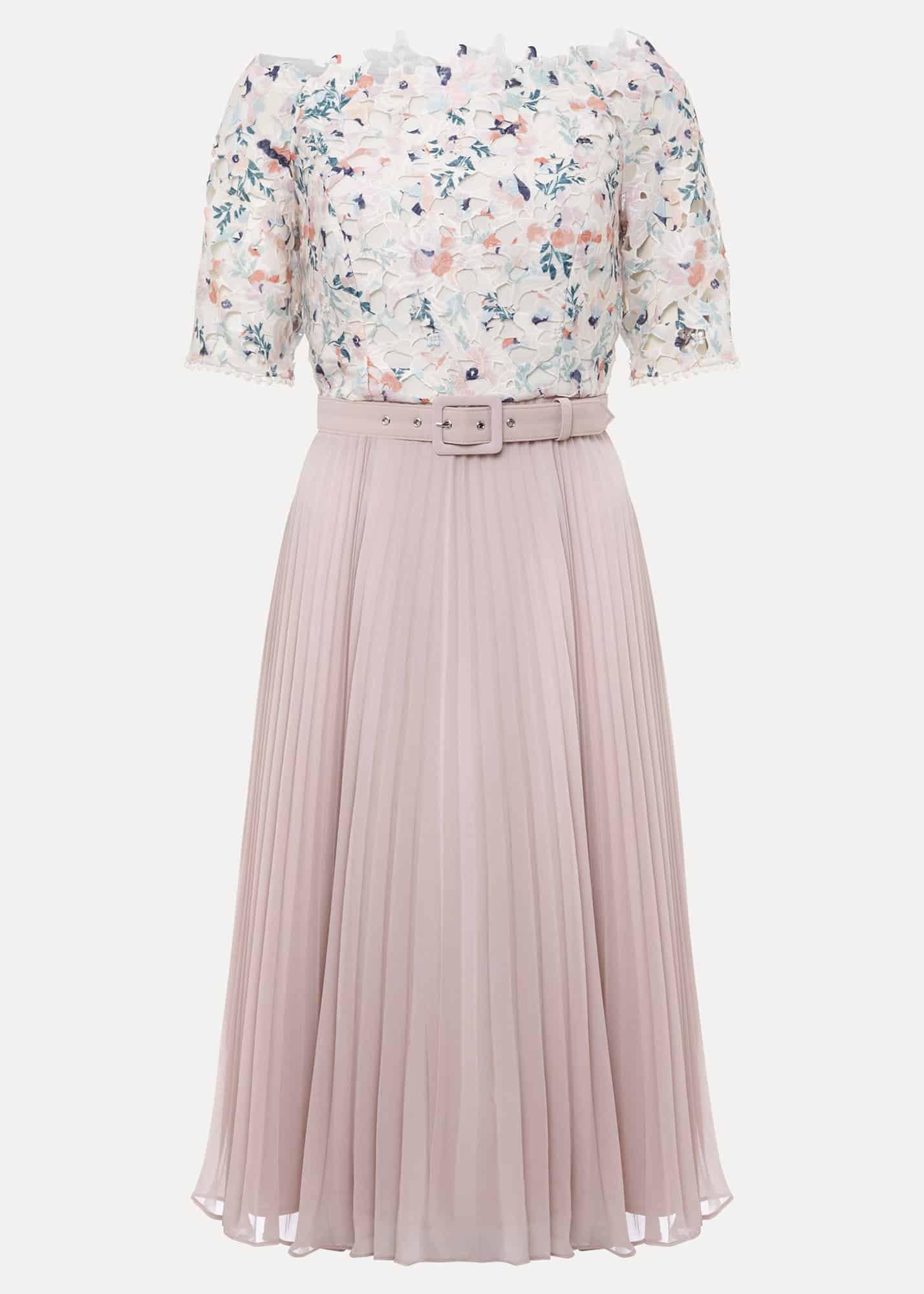 Petite Franky Lace Bardot Dress