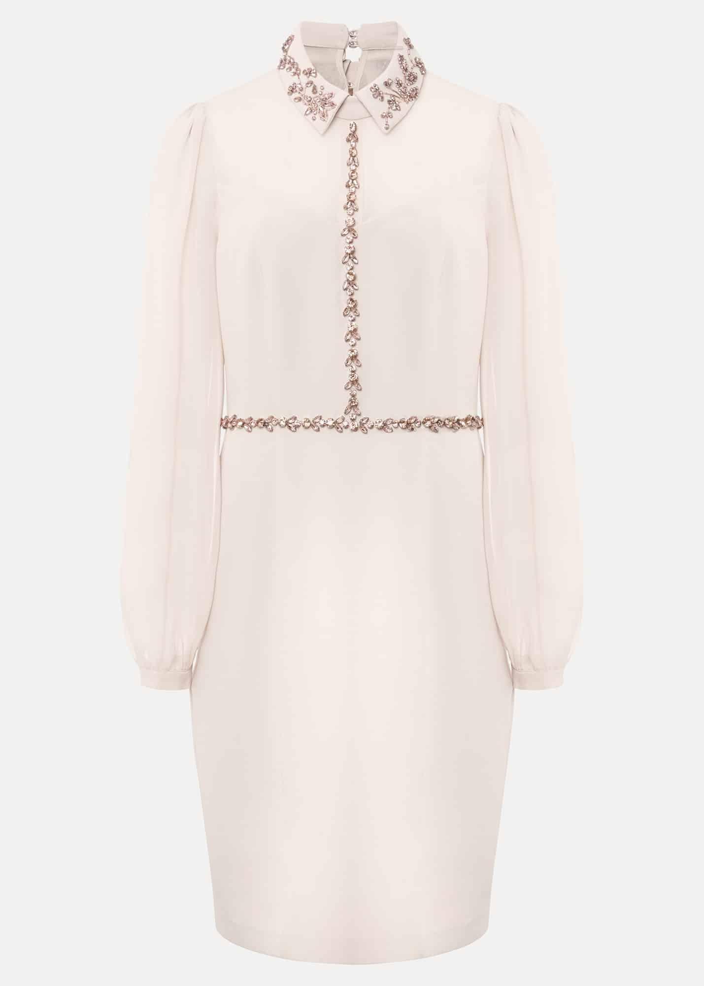 Petite Avah Embellished Bodycon Dress