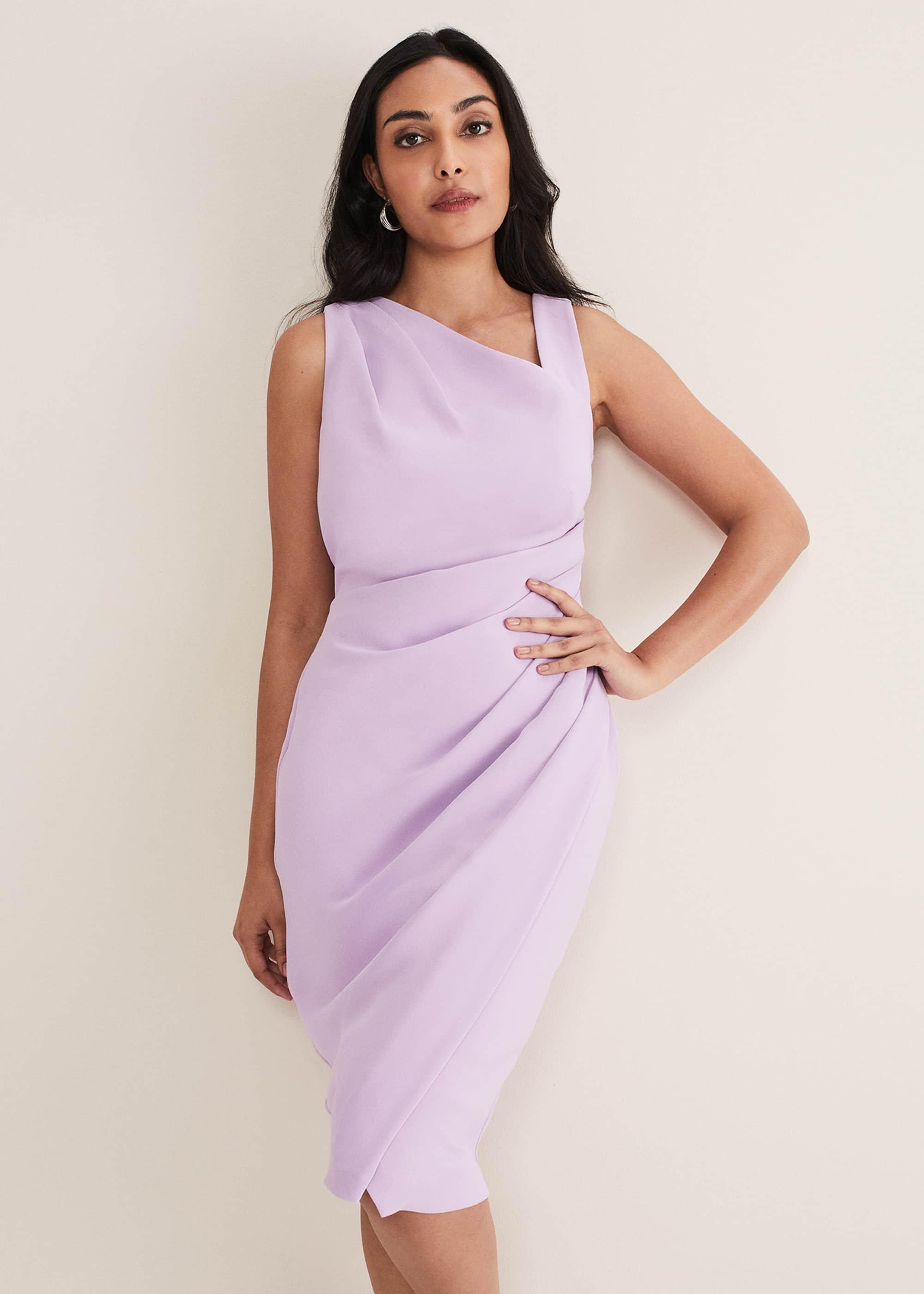 Petite Emmie Kleid mit asymmetrischem Saum