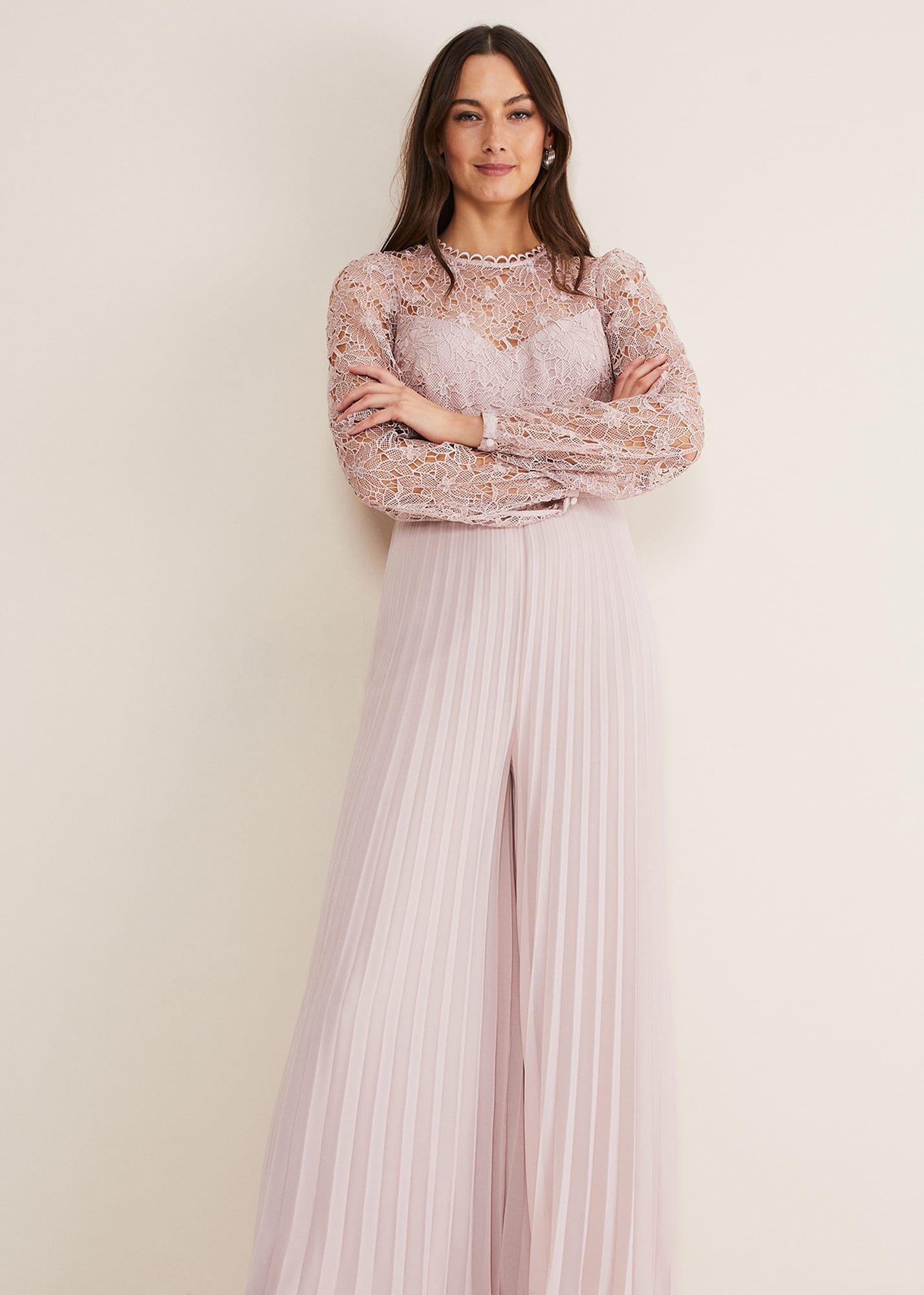 Isla Lace Wide Leg Jumpsuit