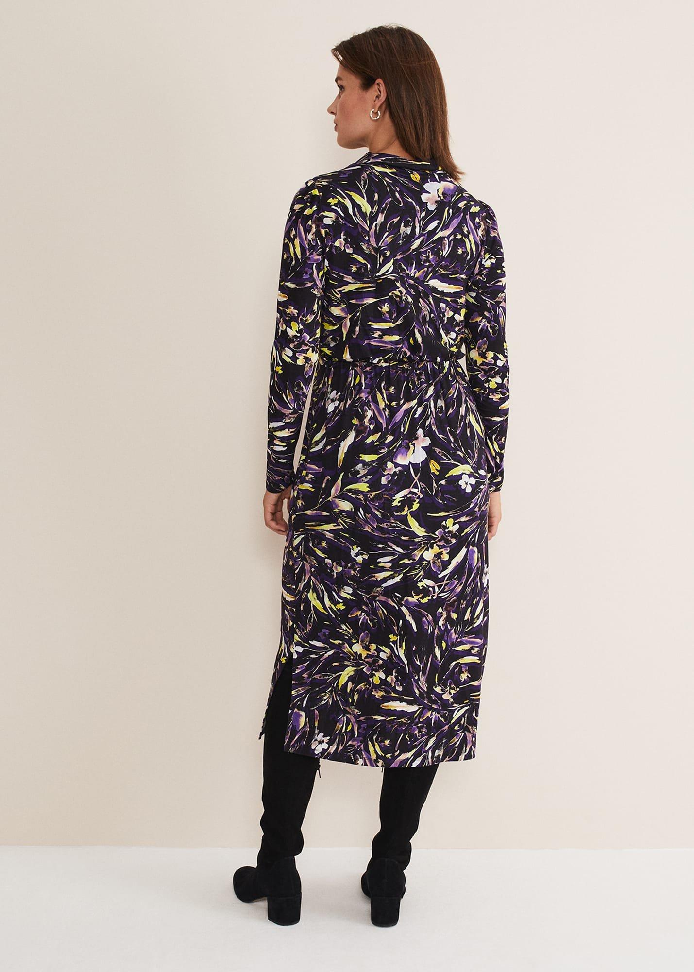 Zenobia Printed Jersey Dress