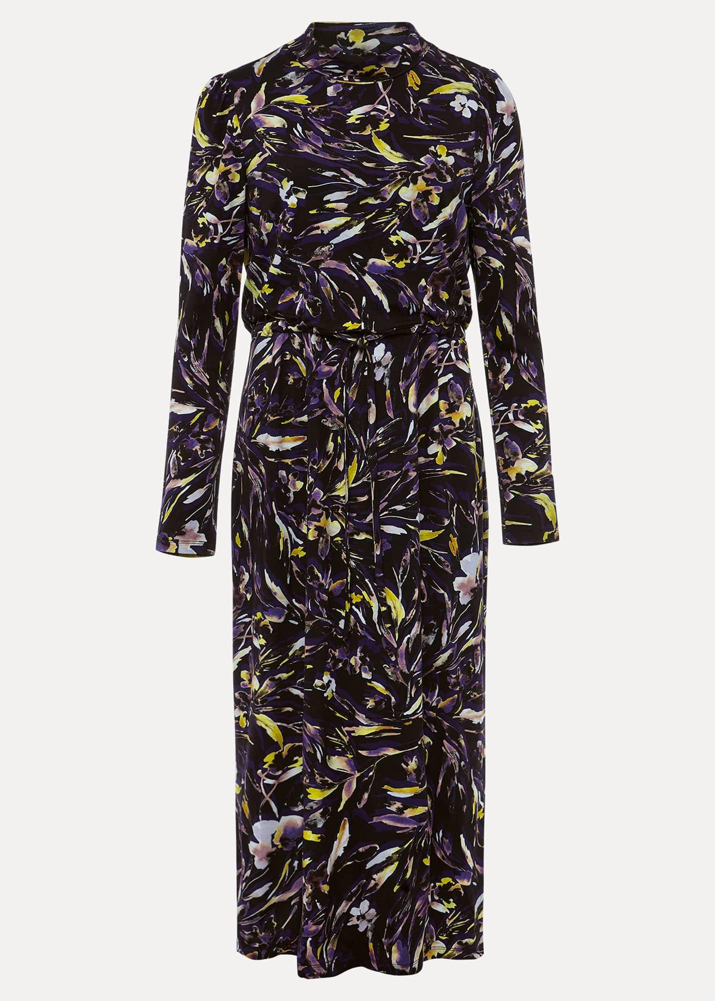 Zenobia Printed Jersey Dress
