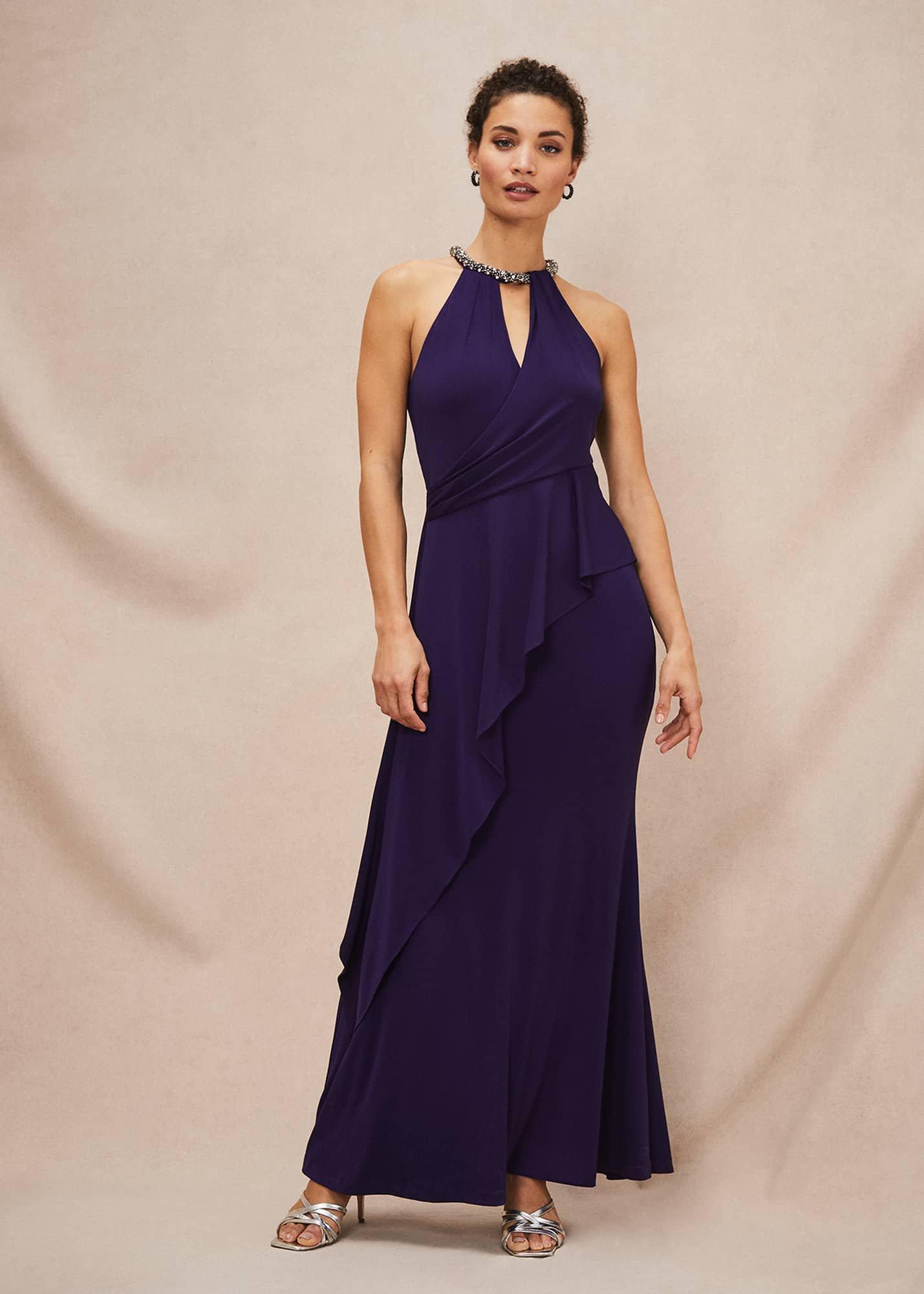 Harmony Jersey Embellished Maxi Dress