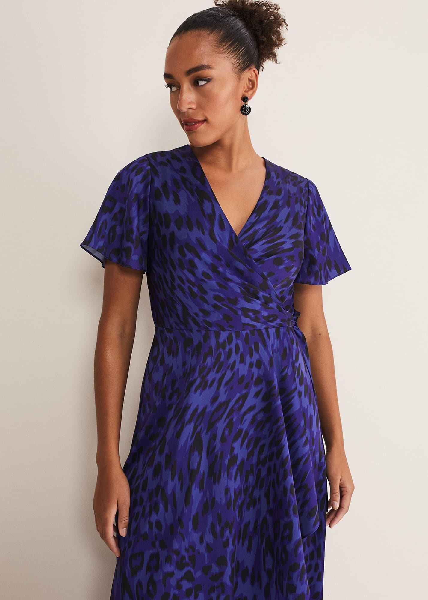 Colletta Print Wrap Dress