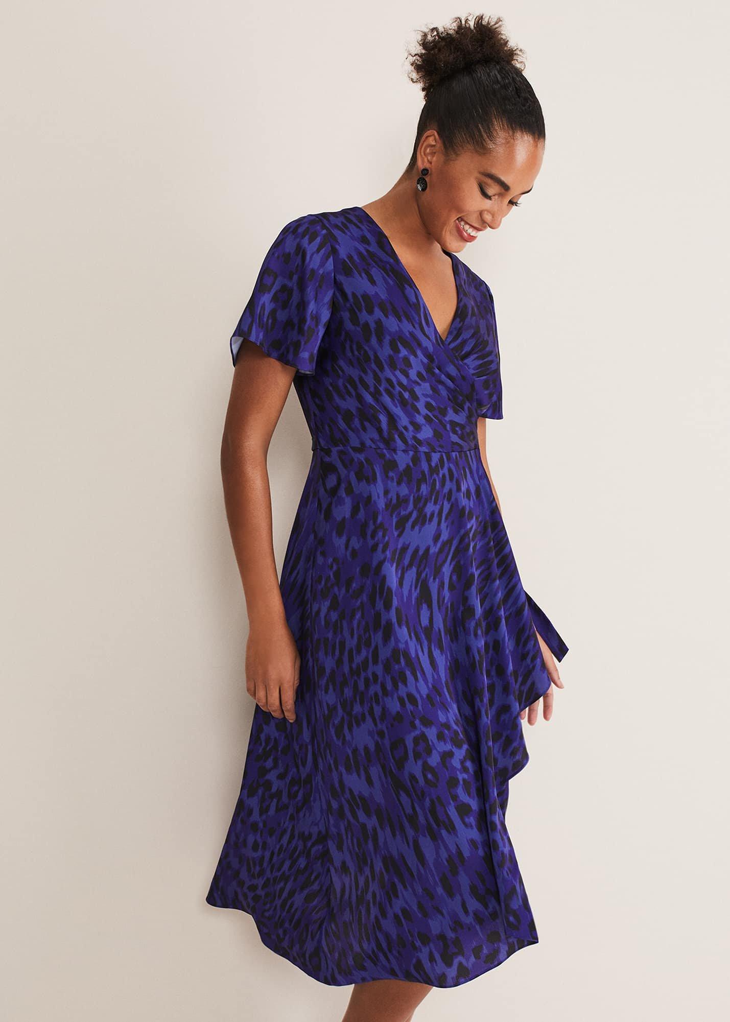 Colletta Print Wrap Dress