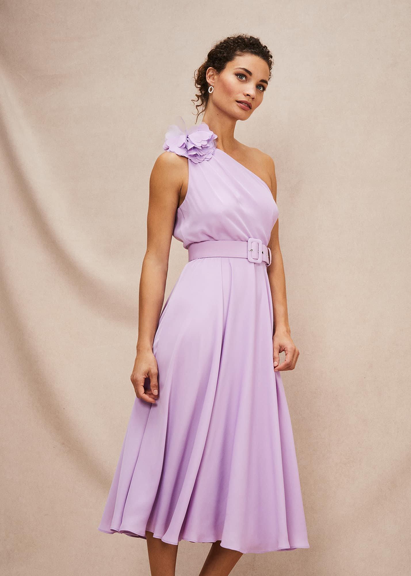 Kiki One Shoulder Midi Dress