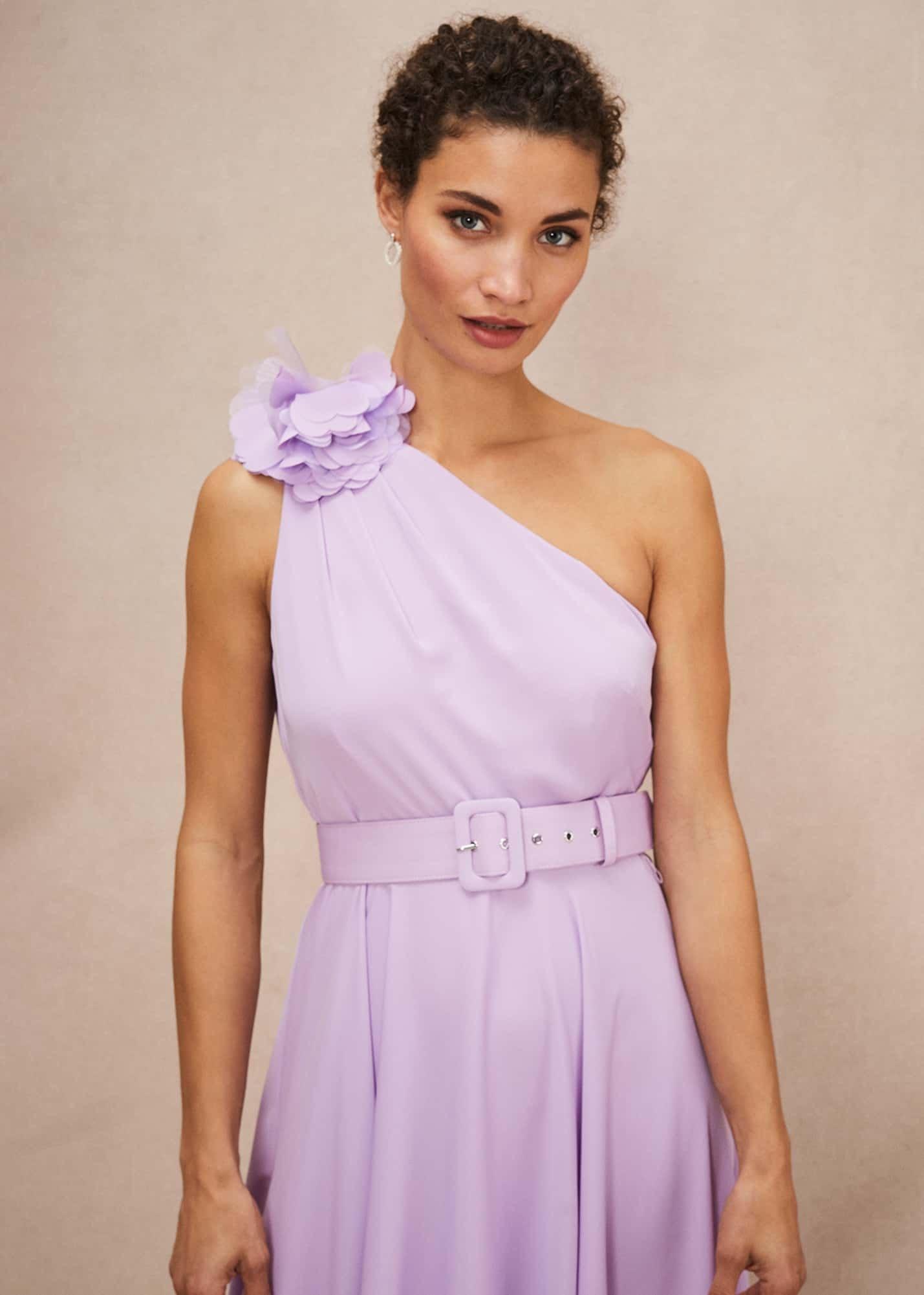 Kiki One Shoulder Midi Dress