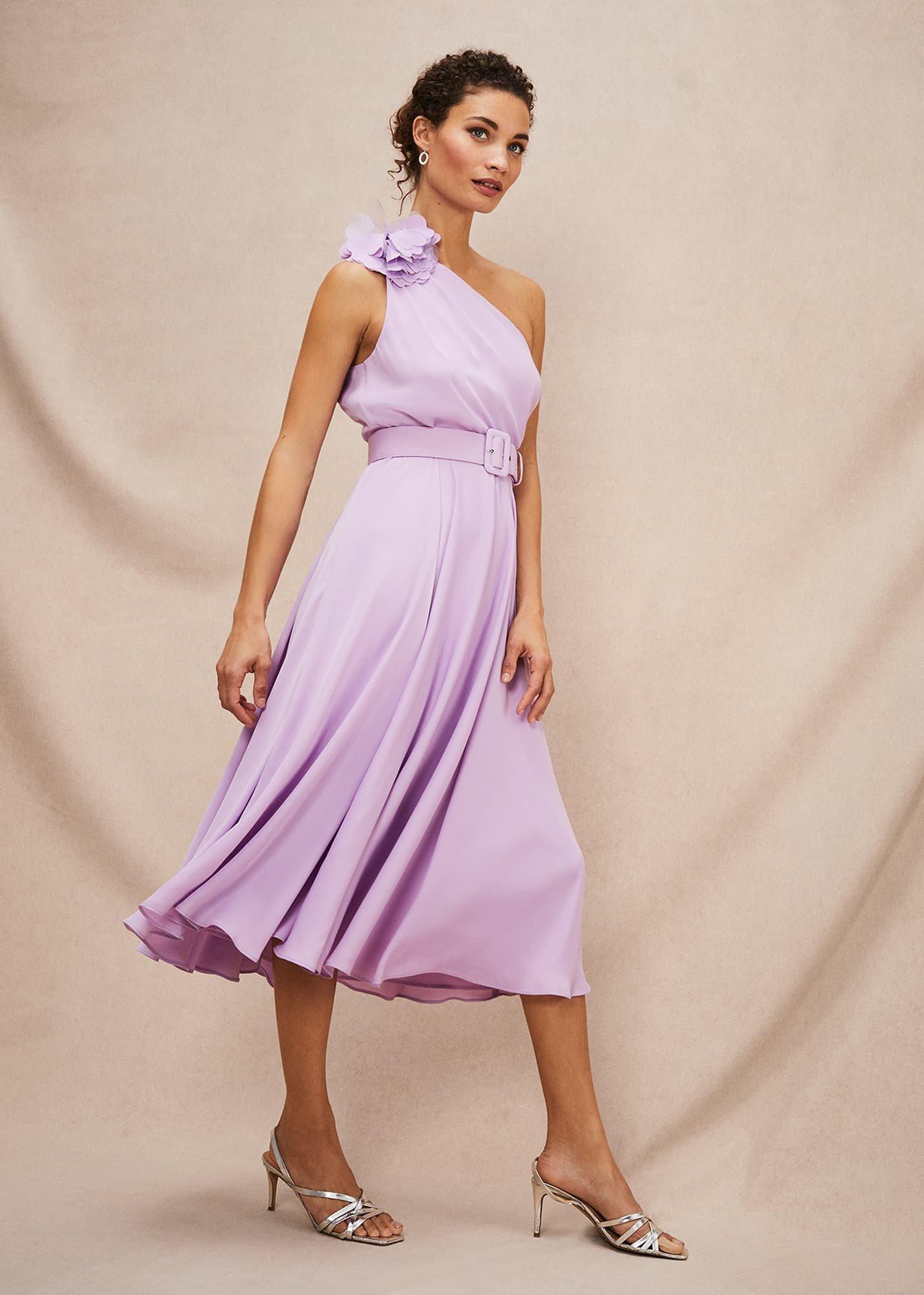Kiki One Shoulder Midi Dress