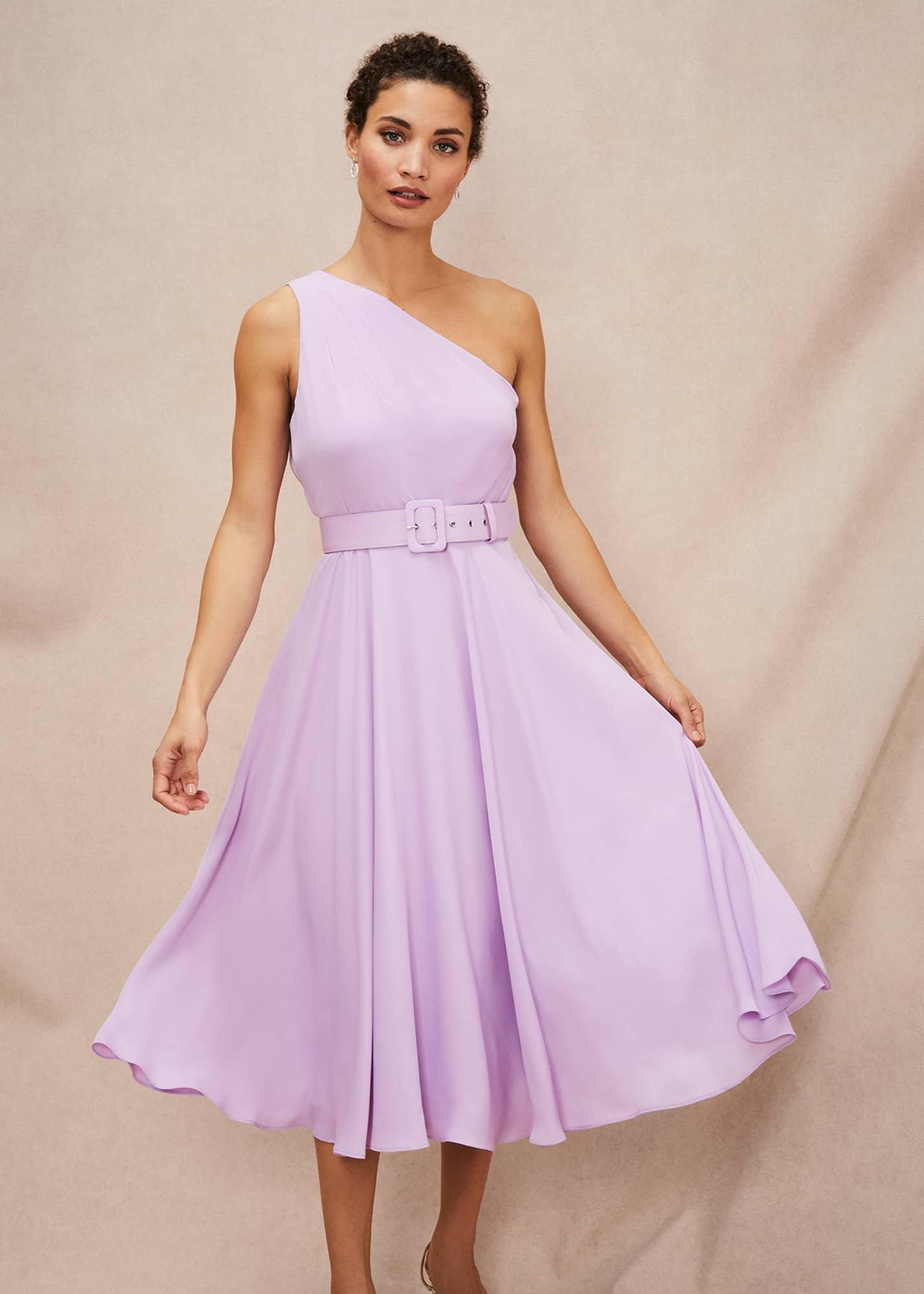 Kiki One Shoulder Midi Dress