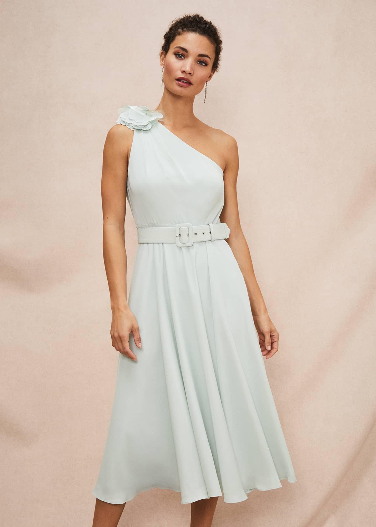 Kiki One Shoulder Midi Dress