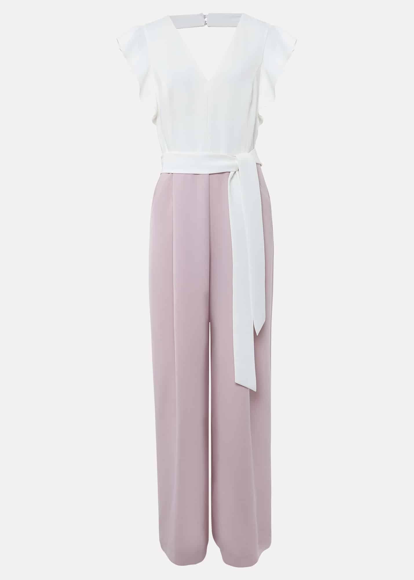 Kallie V Neck Frill Jumpsuit