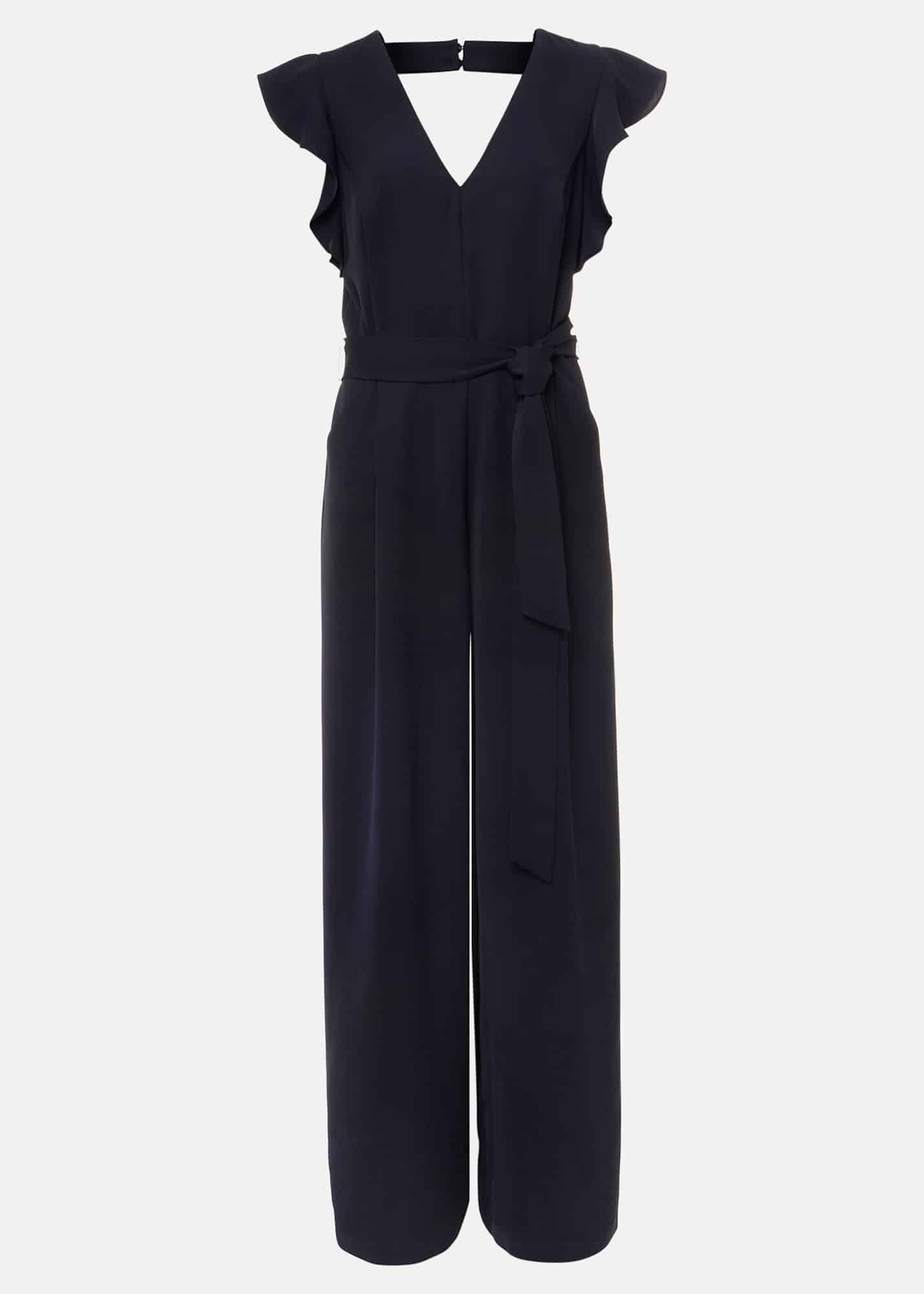 Kallie V Neck Frill Jumpsuit
