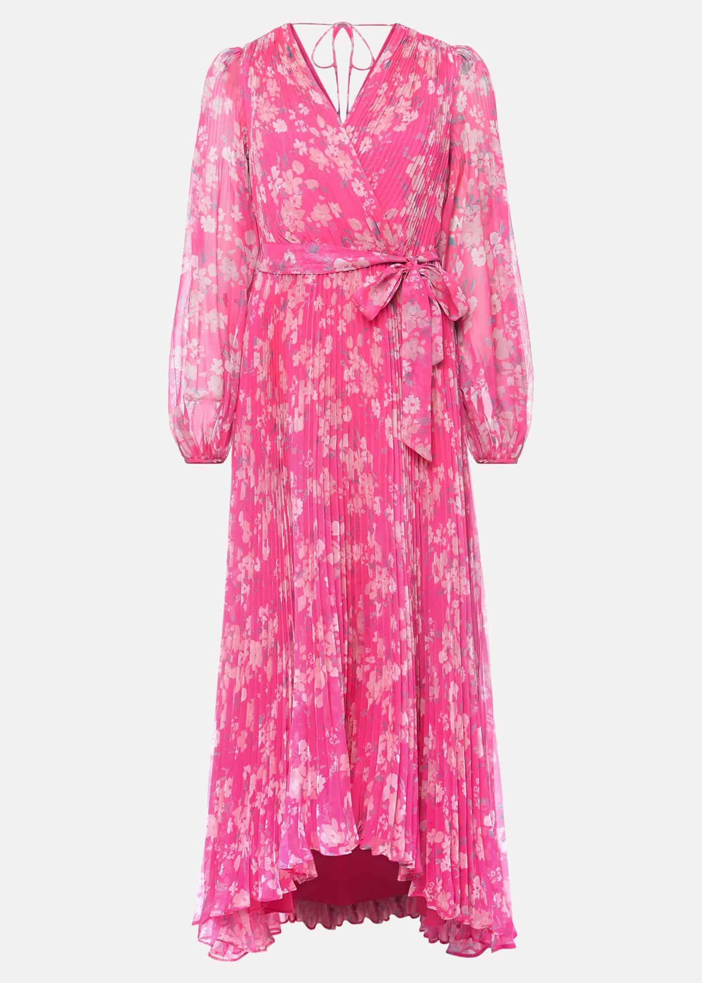 Hayley Floral Pleated Maxi Dress