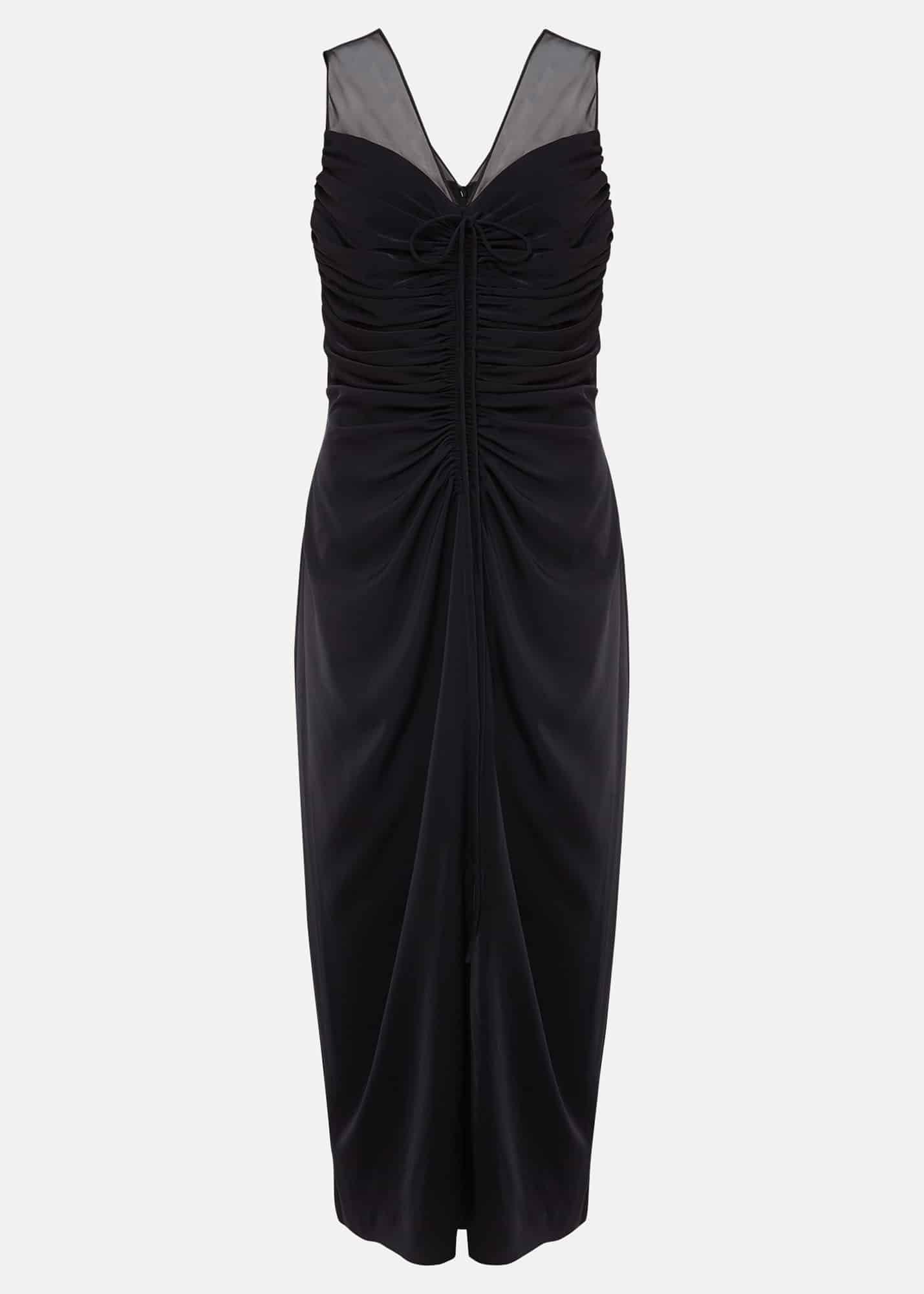 Leah Ruched Midi Dress