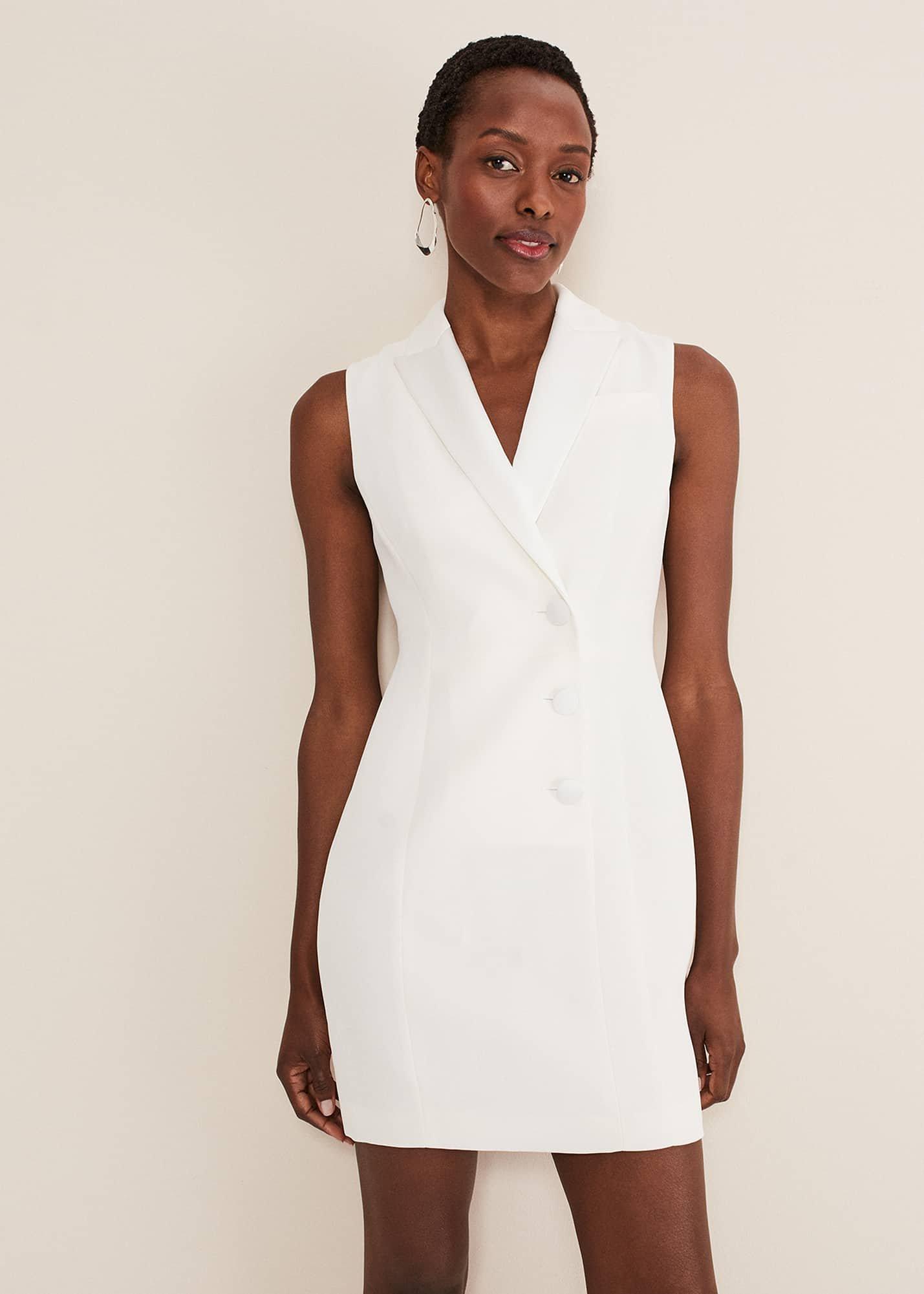 Lolicia Sleeveless Tux Dress