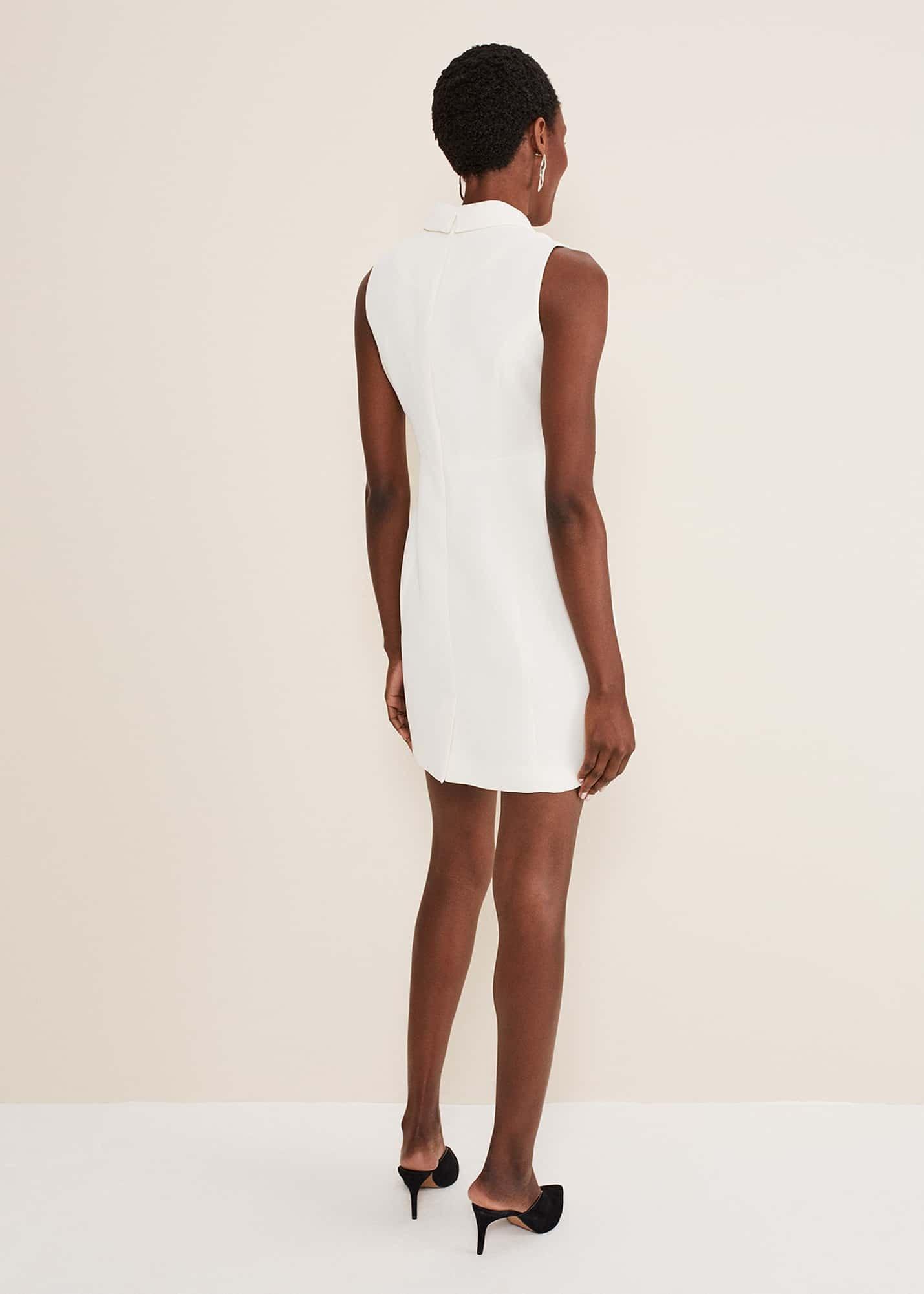 Lolicia Sleeveless Tux Dress