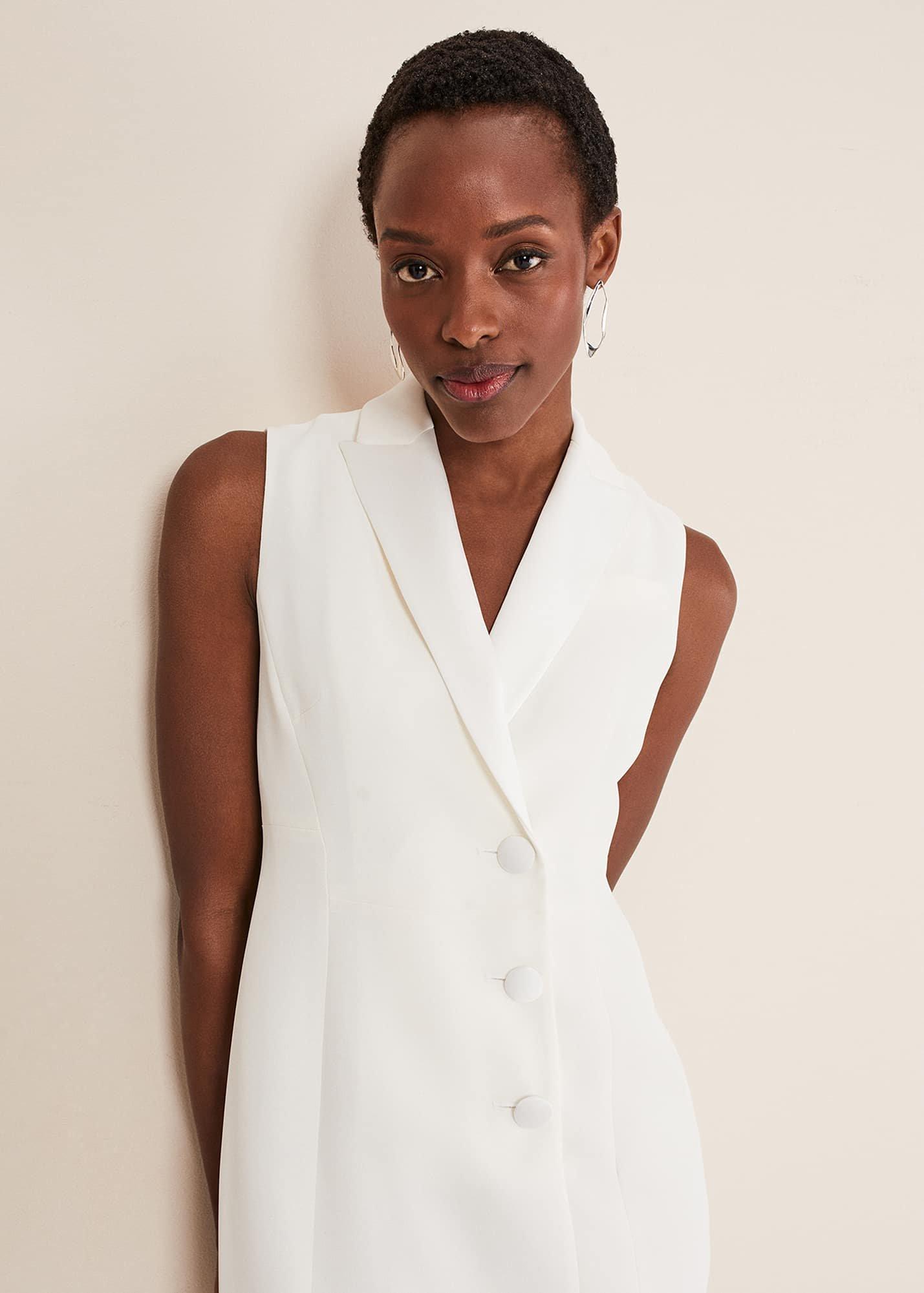 Lolicia Sleeveless Tux Dress