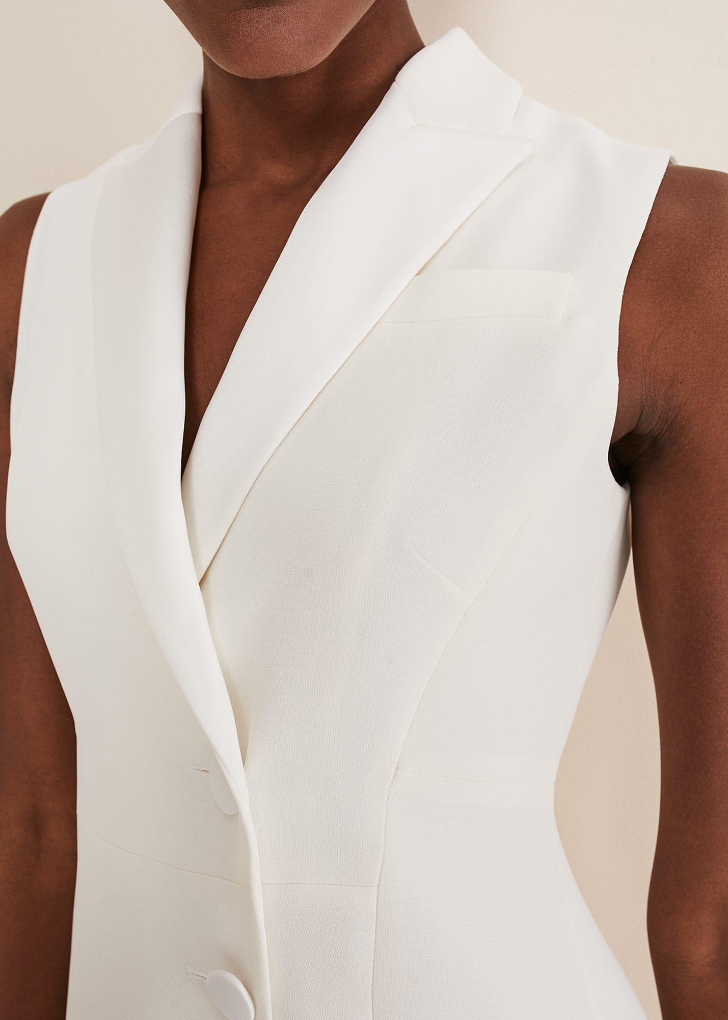 Lolicia Sleeveless Tux Dress